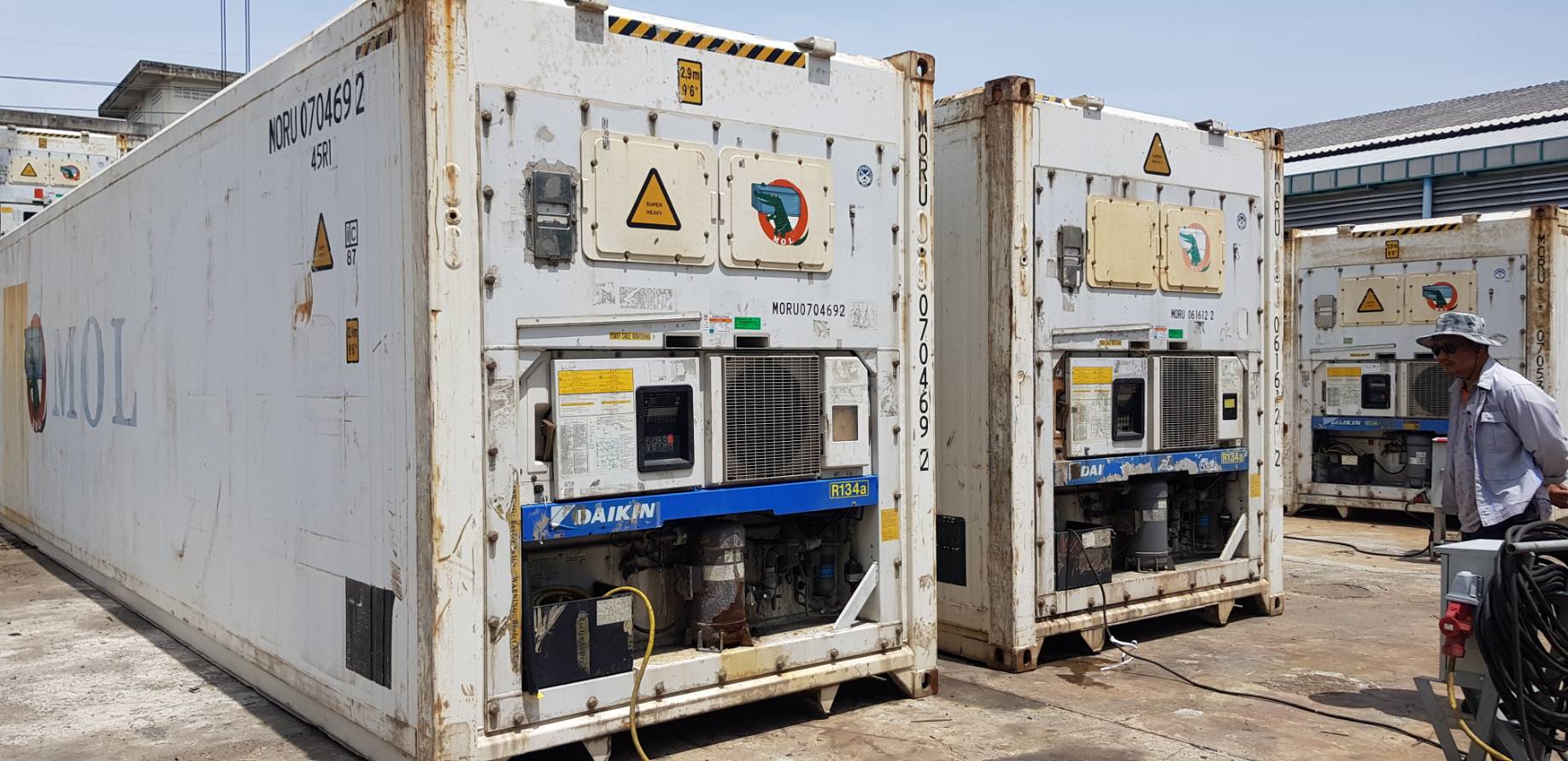 ตู้คอนเทนเนอร์ห้องเย็นขนาด 40 ฟุต