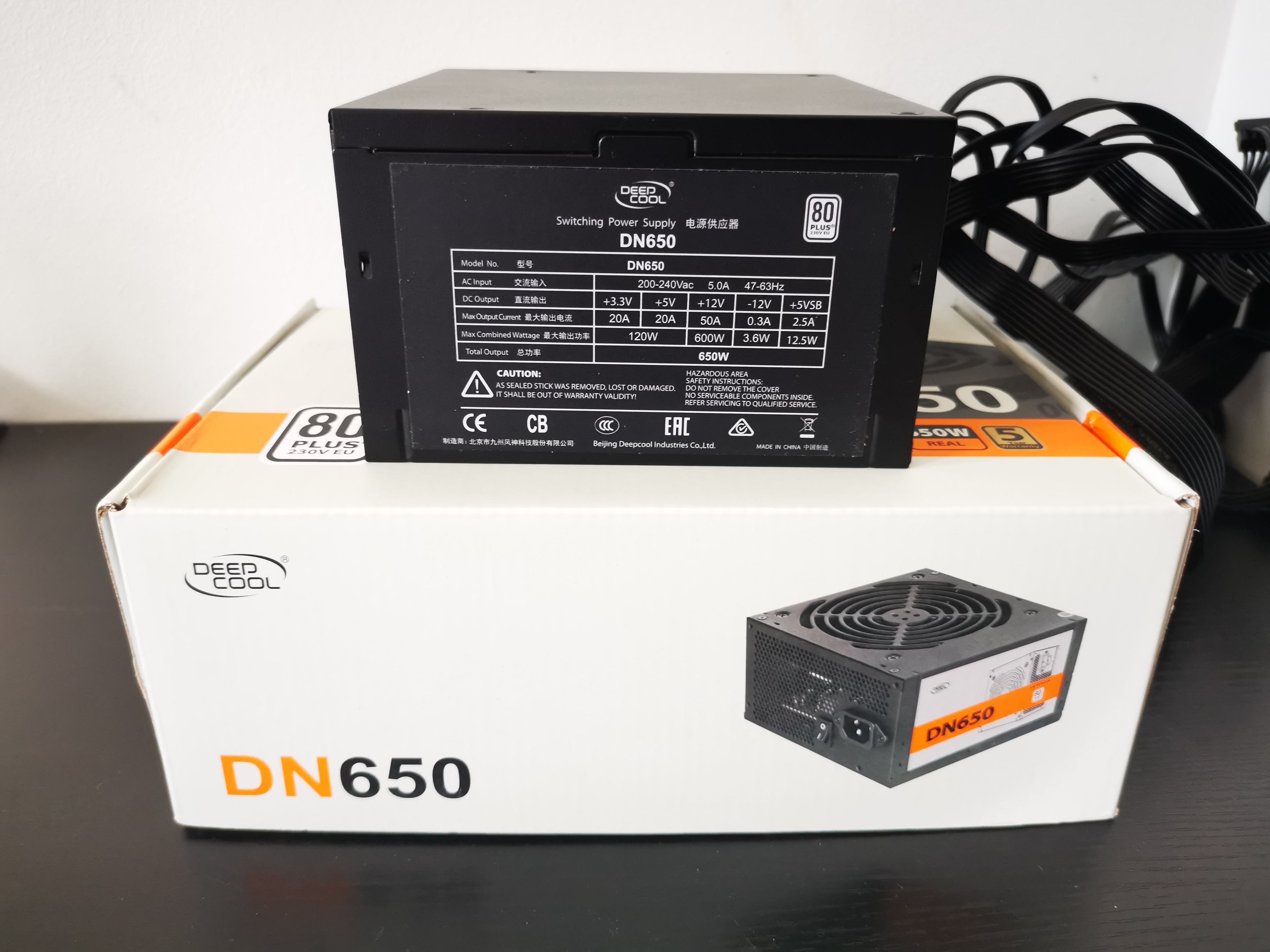 PSU DEEPCOOL DN650 650W (80+)