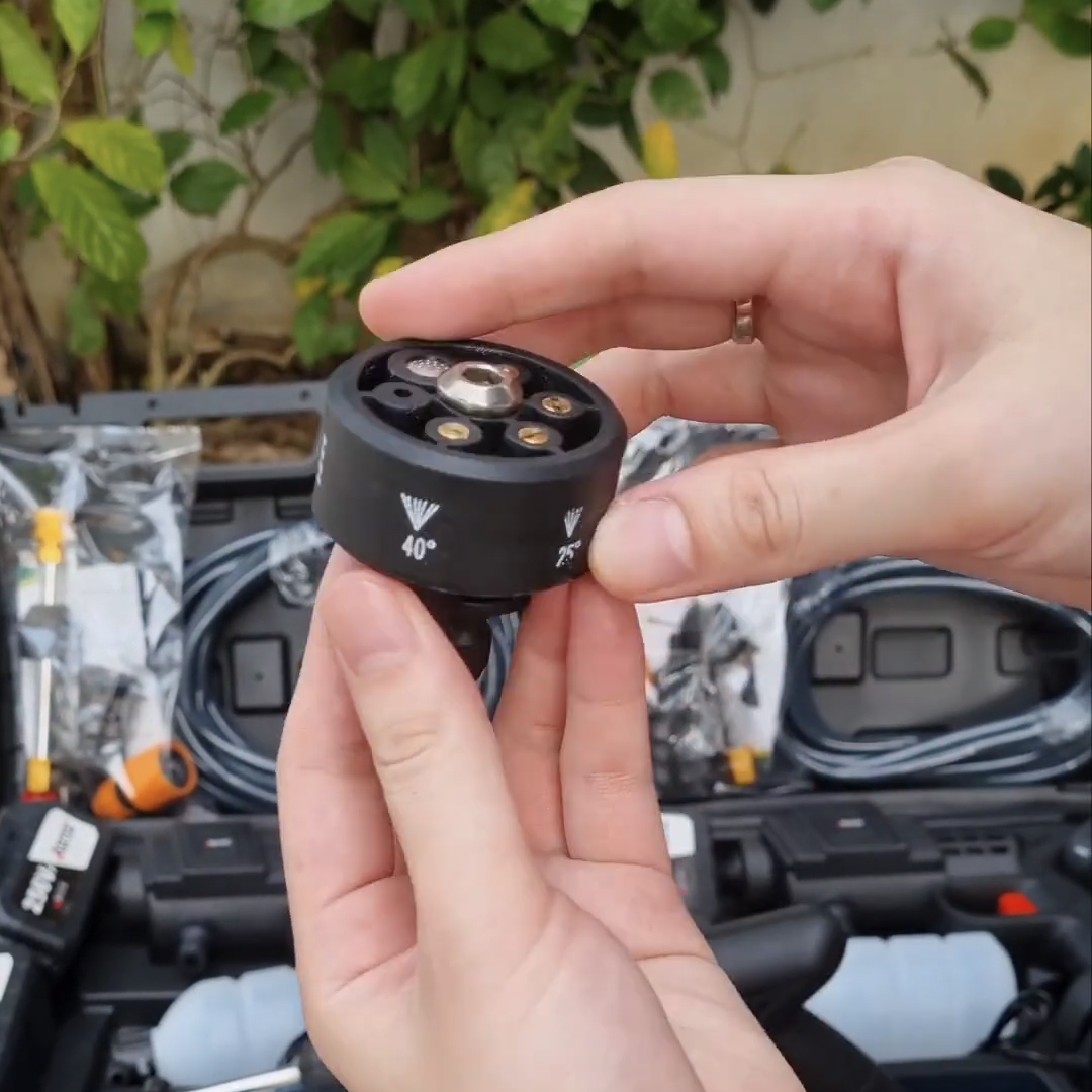 หัวปรับ 6 ระดับ ต่อกับปืนอัดฉีดแรงดันสูงไร้สาย รุ่น เปลี่ยนหัวได้