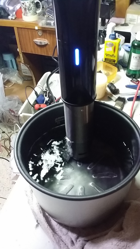 ซ่อมเครื่อง SOUS VIDE ยี่ห้อ BioloMix รุ่น SV-8002B อาการเปิดไม่ติด