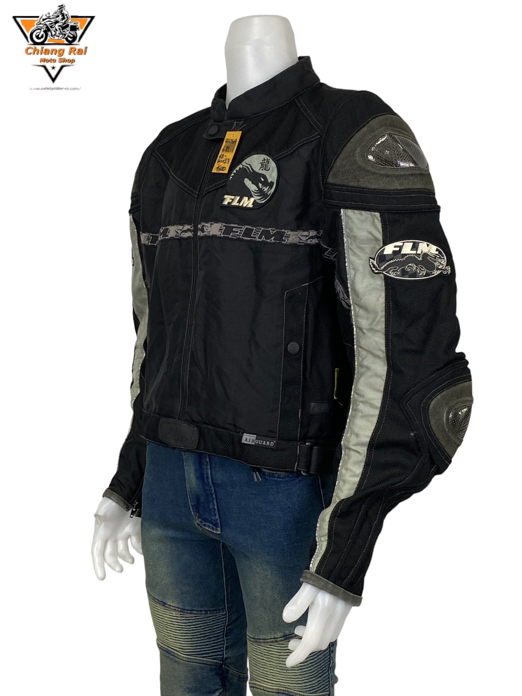 เสื้อขี่มอเตอร์ไซด์( มือสอง) RCSA 682: อก 48-50" ยาว 23" (L-XL)**FLM**