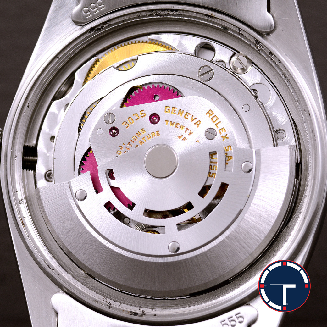 Rolex Datejust Ref.16014 Silver Linen Dial หน้าปัดลายผ้าสีเงิน ขอบหยักทองคำขาว สายจูบิรี่แท้ นาฬิกาปี1985 Automatic ขนาด 36 mm