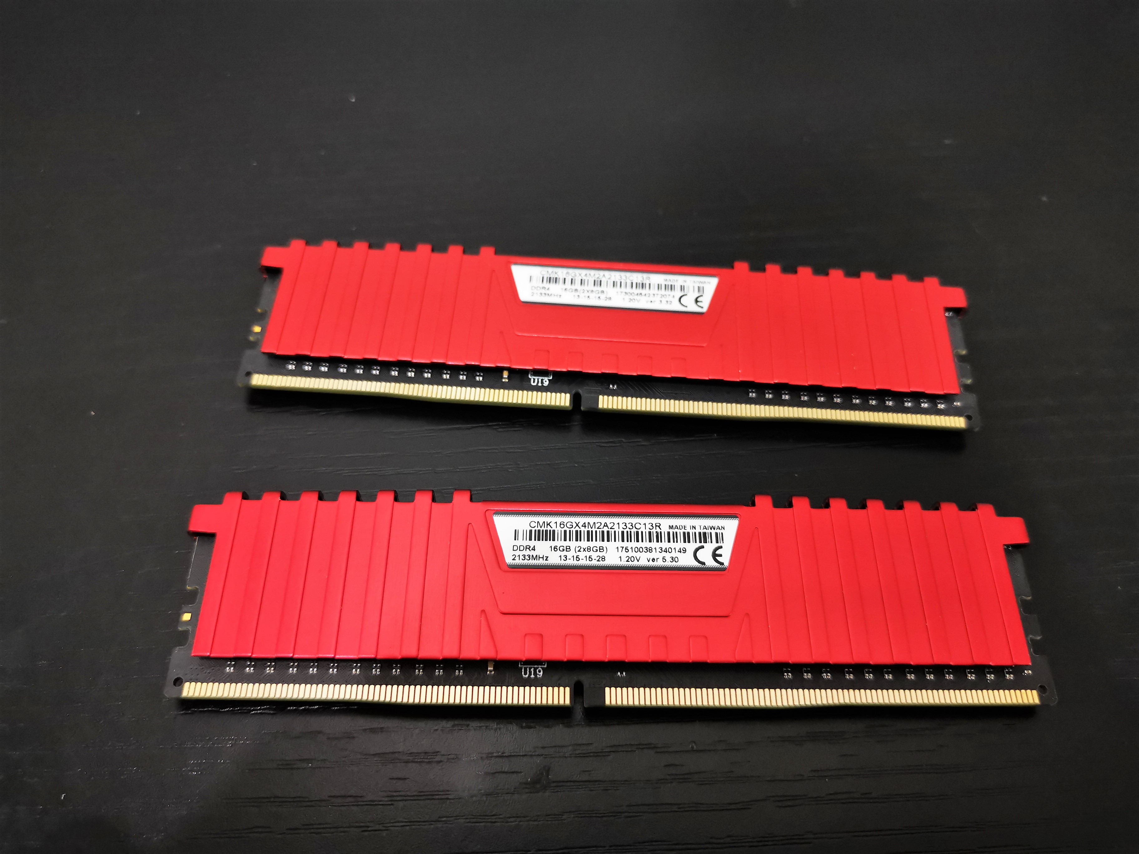 RAM Corsiar VENGEANCE LPX DDR4 16GB(8*2)/2133 (Red)