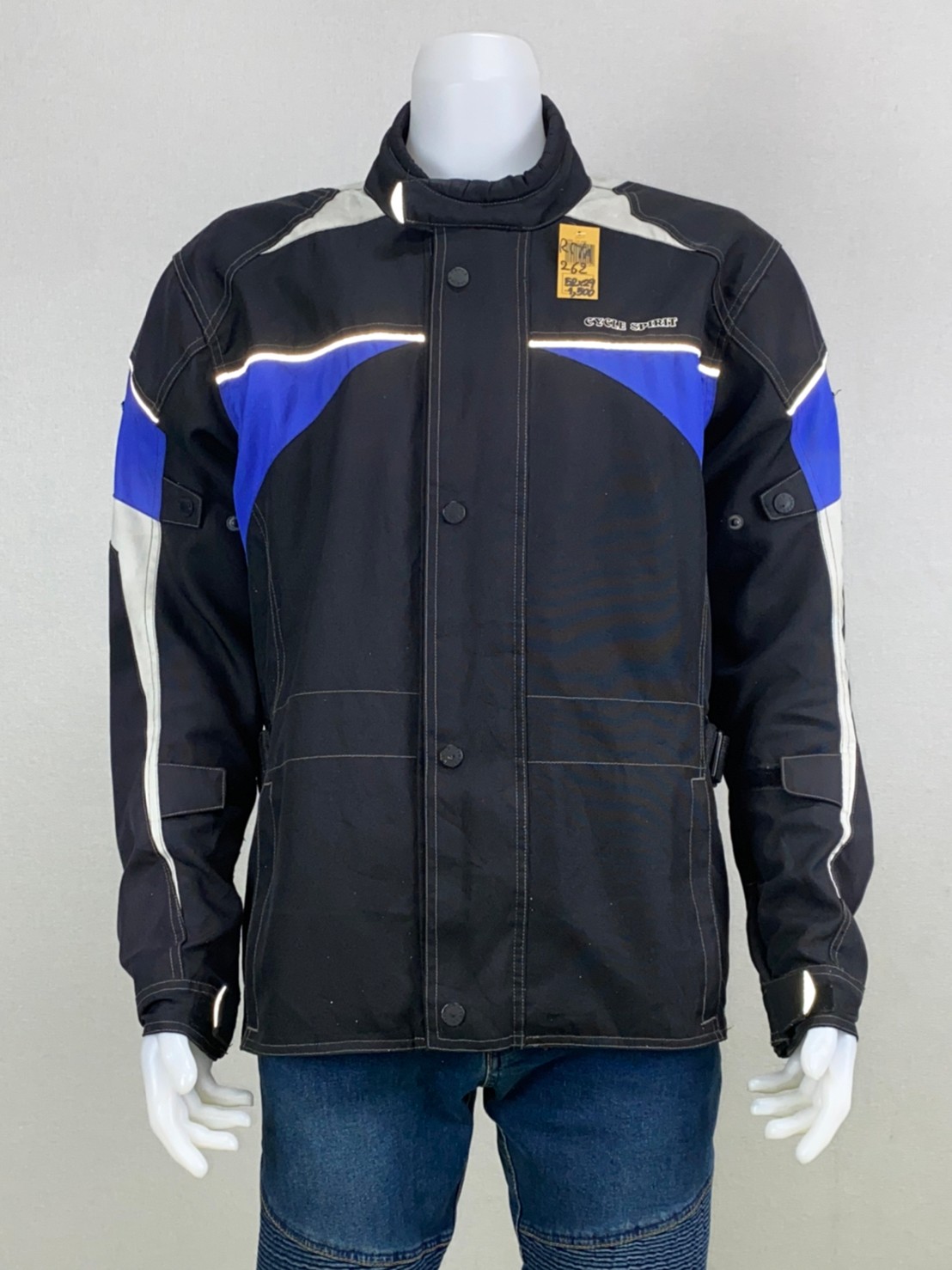 เสื้อขี่มอเตอร์ไซด์( มือสอง) RCTA 262 อก 52 " ยาว 29" ยี่ห้อ**CYCLE SPIRIT**