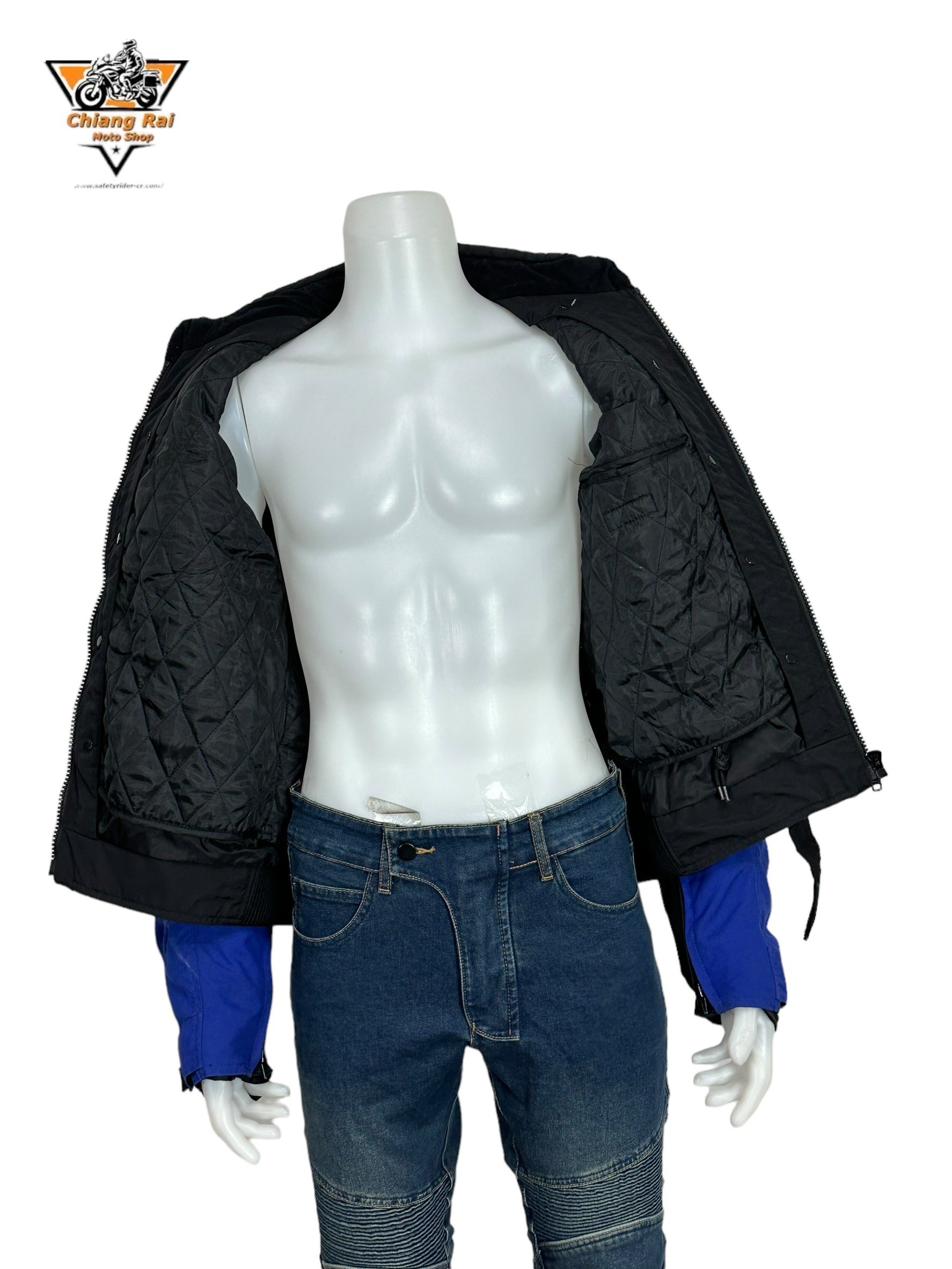 เสื้อขี่มอเตอร์ไซด์( มือสอง) RCSA 886 : อก 52" ยาว 25" (XL) **FLM**