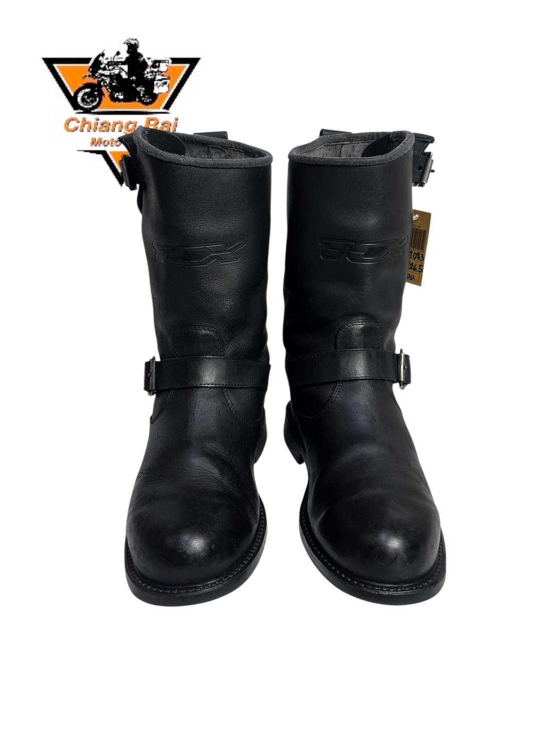 รองเท้าขี่มอเตอร์ไซด์( มือสอง) RCBT-083 Size ขนาดจากป้าย 42:EUR / 8:UK / 26.5:Cm.(TCX)