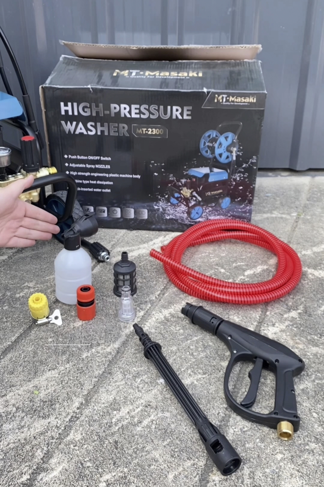 เครื่องฉีดน้ำ รุ่น งานหนัก ยี่ห้อ Masaki รุ่น MT-2300