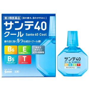 🔥น้ำตาเทียม Sante40 Cool (สูตรผสมวิตามิน 5 ชนิด) เหมาะสำหรับผู้ที่เริ่มมีอายุ 40 ปีขึ้นไป✨สูตรเย็นระดับ 4 ขนาด 12ml.