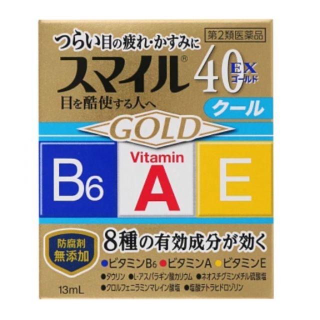 Lion Smile 40EX Gold✨น้ำตาเทียมสูตรพิเศษ ช่วยปรับโฟกัส ลดตาพร่ามัว เมื่อยล้า เหมาะสำหรับอายุ 40 ปีขึ้นไป หรือผู้ที่ใช้สายตาหนัก💥ขนาด 13 ml.