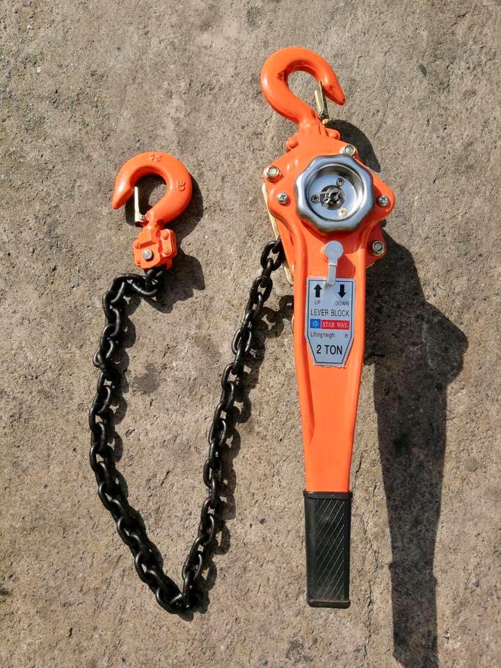 รอกโซ่มือโยก STARWAY โซ่ยาว 1.5 เมตรทุกตัว (กำมะลอ)