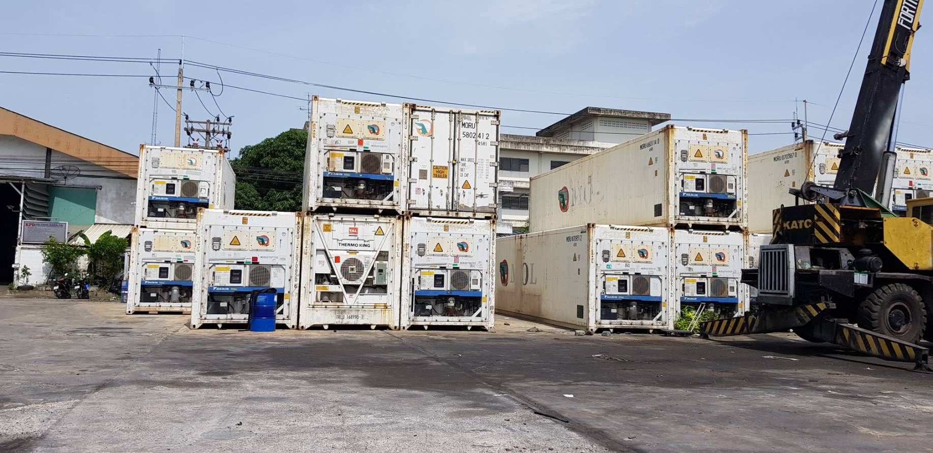 ตู้คอนเทนเนอร์ห้องเย็นขนาด 40 ฟุต