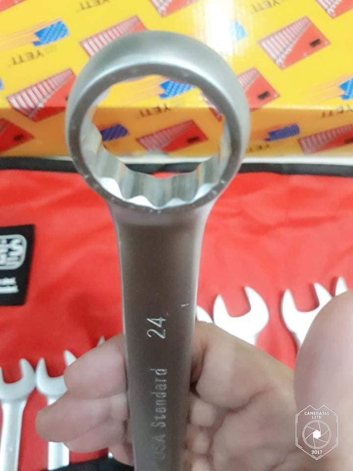 ประแจแหวนข้างปากตาย YETI 8-24 mm