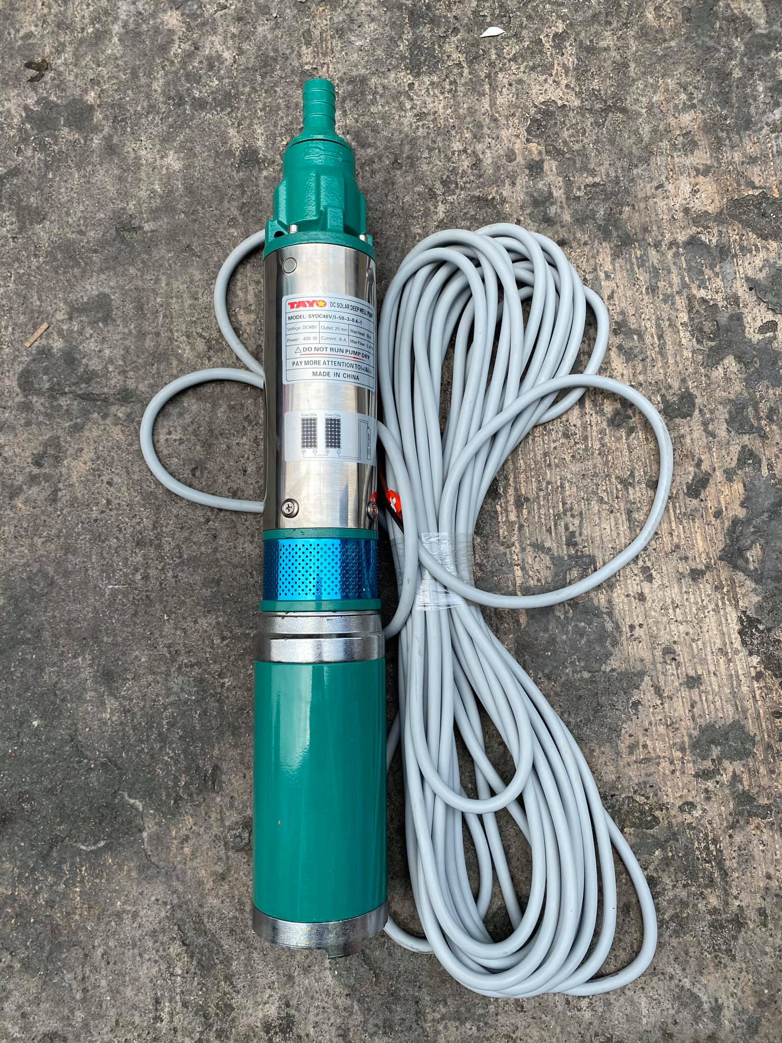 ปั๊มซัมเมอร์ส/ ปั๊มบาดาล TAYO ระบบ DC 48V ขนาด 400W