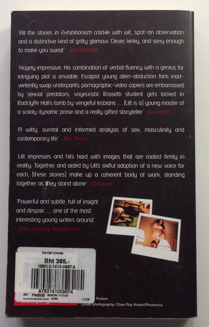 Exhibitionism by Toby Litt (ภาษาอังกฤษ)