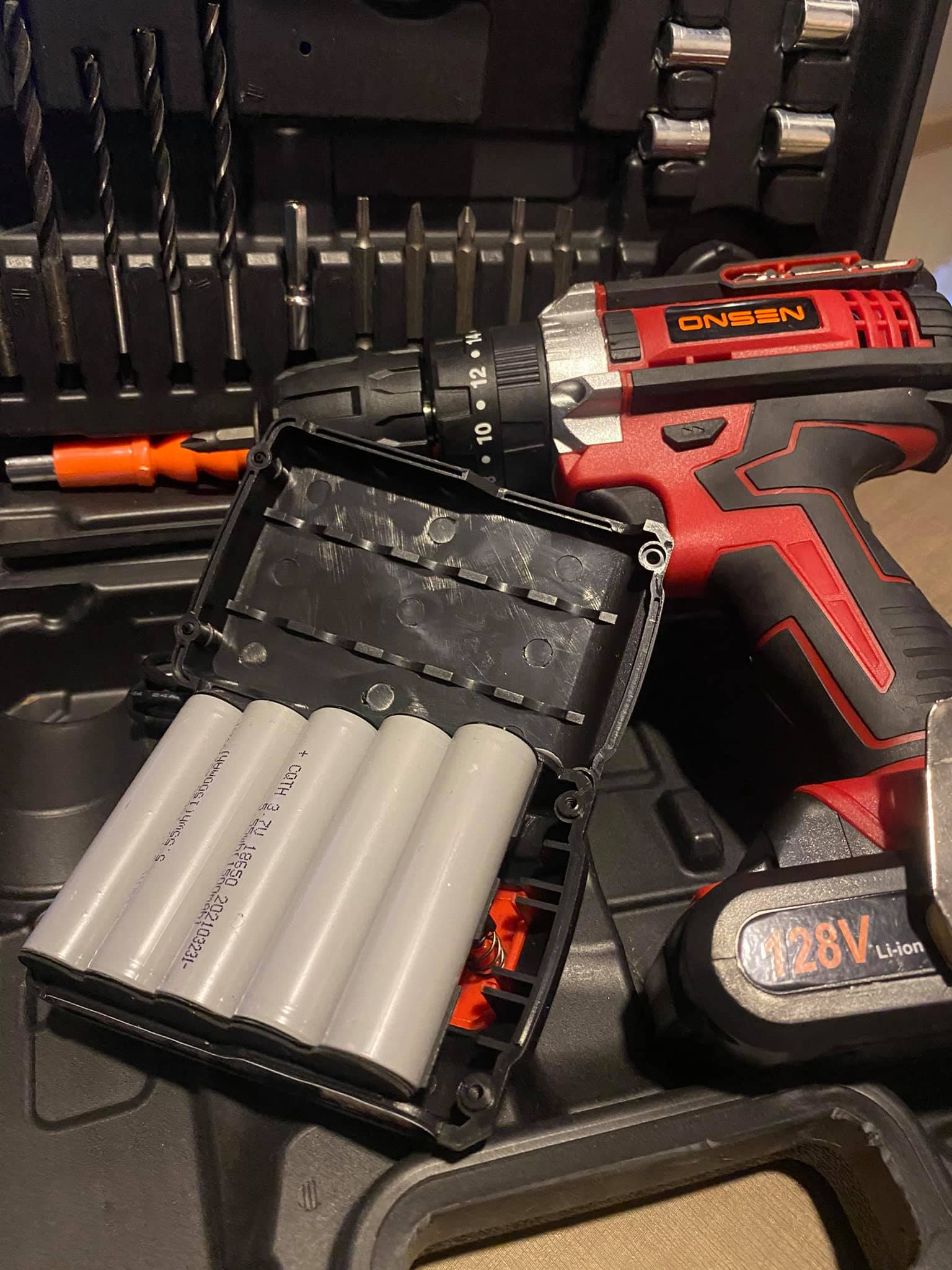 สว่านแบตกระแทก Onsen 3 ระบบ รุ่นท๊อป 128V