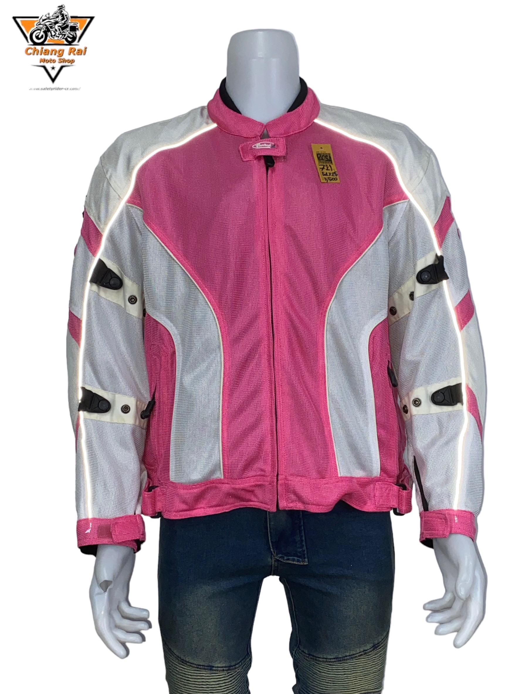 เสื้อขี่มอเตอร์ไซด์( มือสอง) RCSA 729: อก 54" ยาว 25" (2XL)**CORTECH**