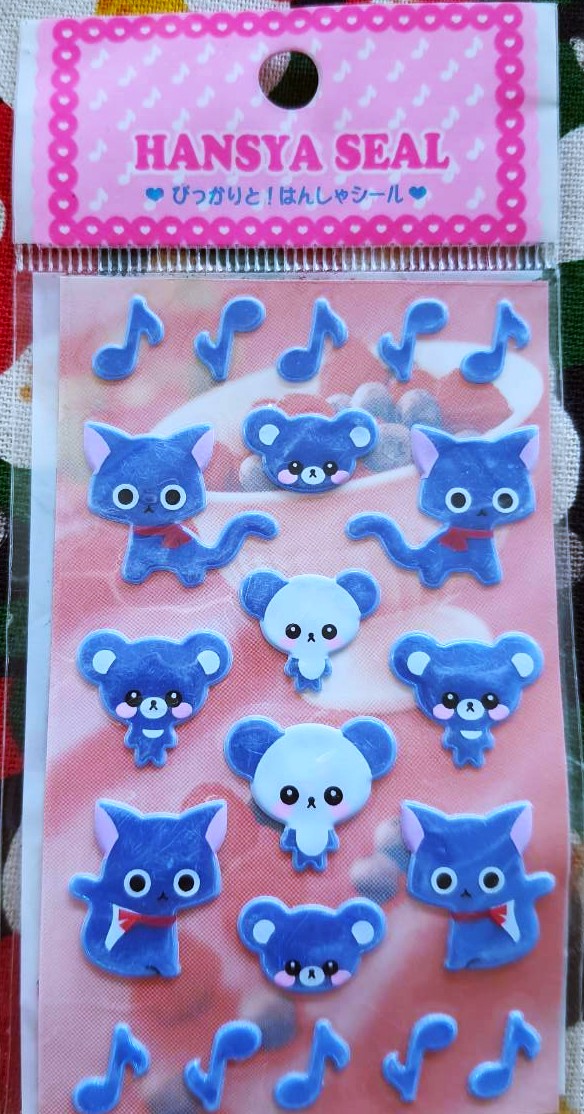 HANSYA SEAL Sticker สติ๊กเกอร์ น้อง แมว จากญี่ปุ่น MADE IN KOREA