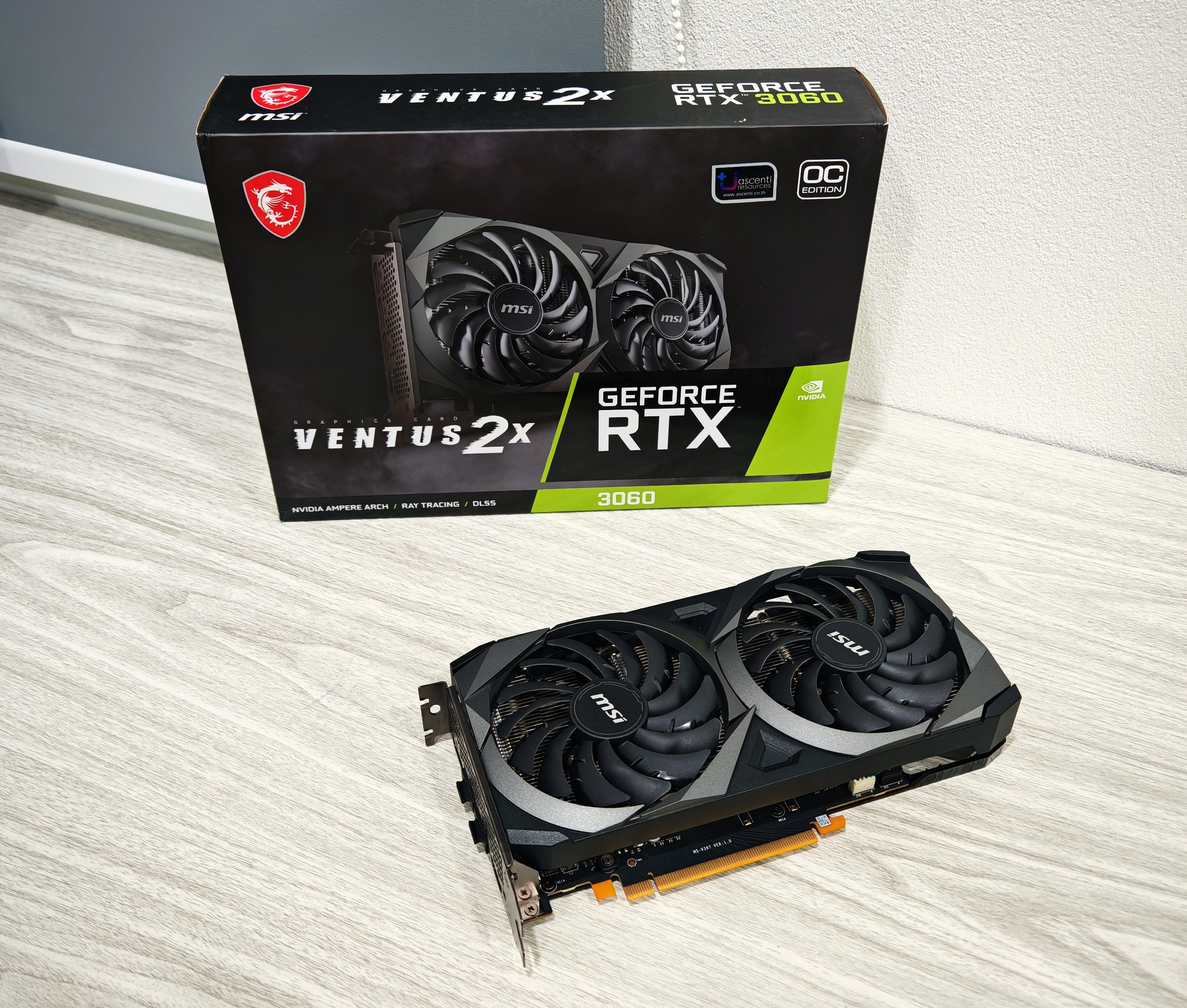 MSI RTX 3060 VENTUS 2X 12G OC GDDR6 (LHR)