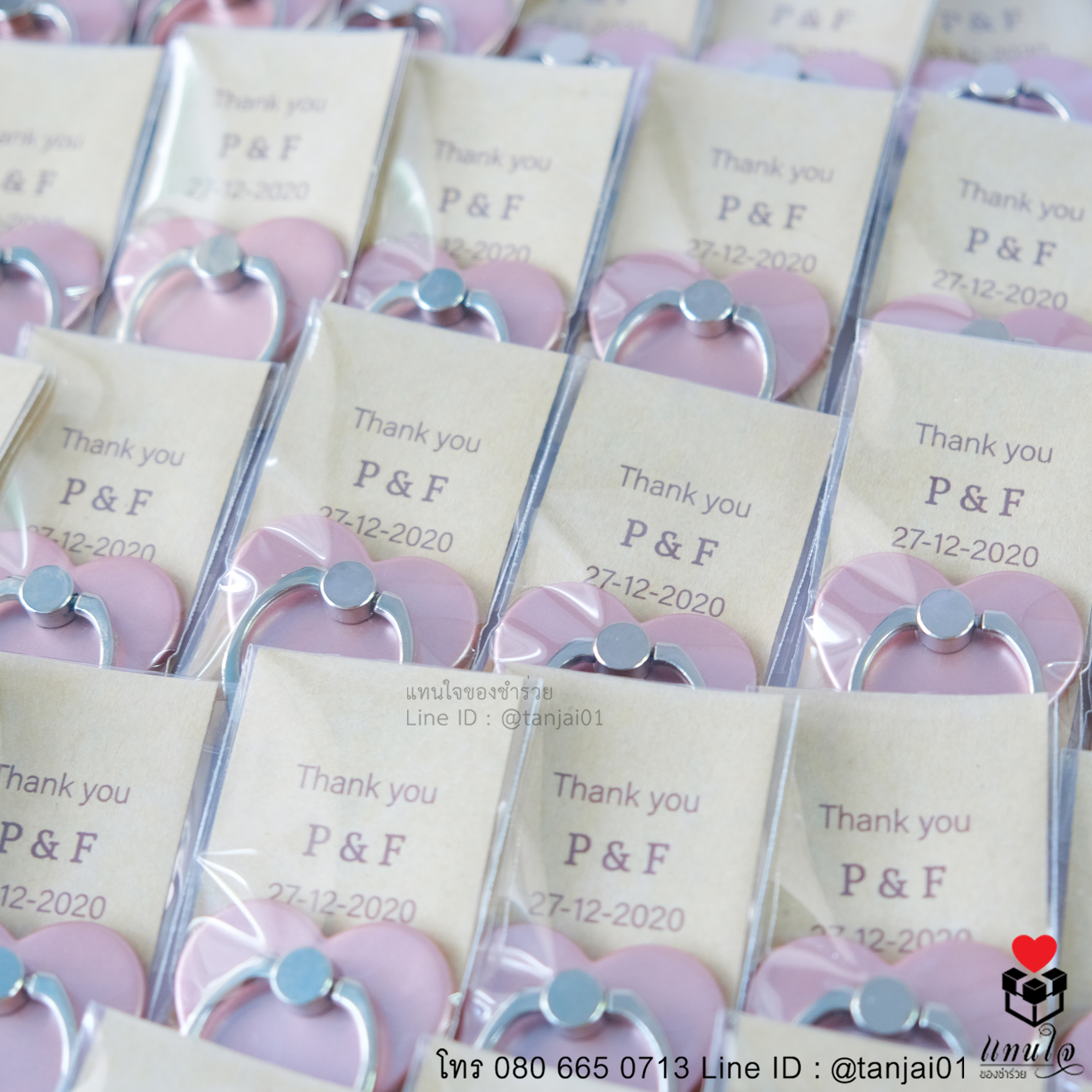 ของชำร่วยงานแต่งงาน ของแจกงานแต่งาน ของที่ระลึกงานแต่งงาน แหวนติดโทรศีพท์ 01