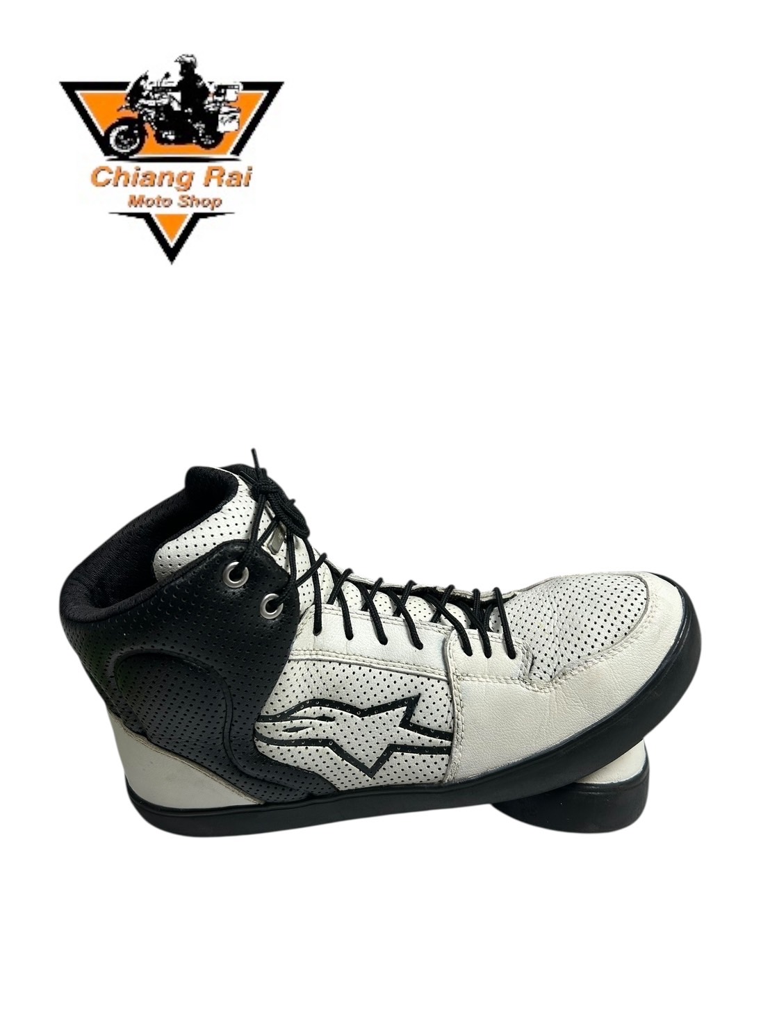 รองเท้าขี่มอเตอร์ไซด์( มือสอง) RCBT-004 Size ขนาดจากป้าย 45:EUR / 10.5:UK / 28.5:Cm.(Alpinestars)