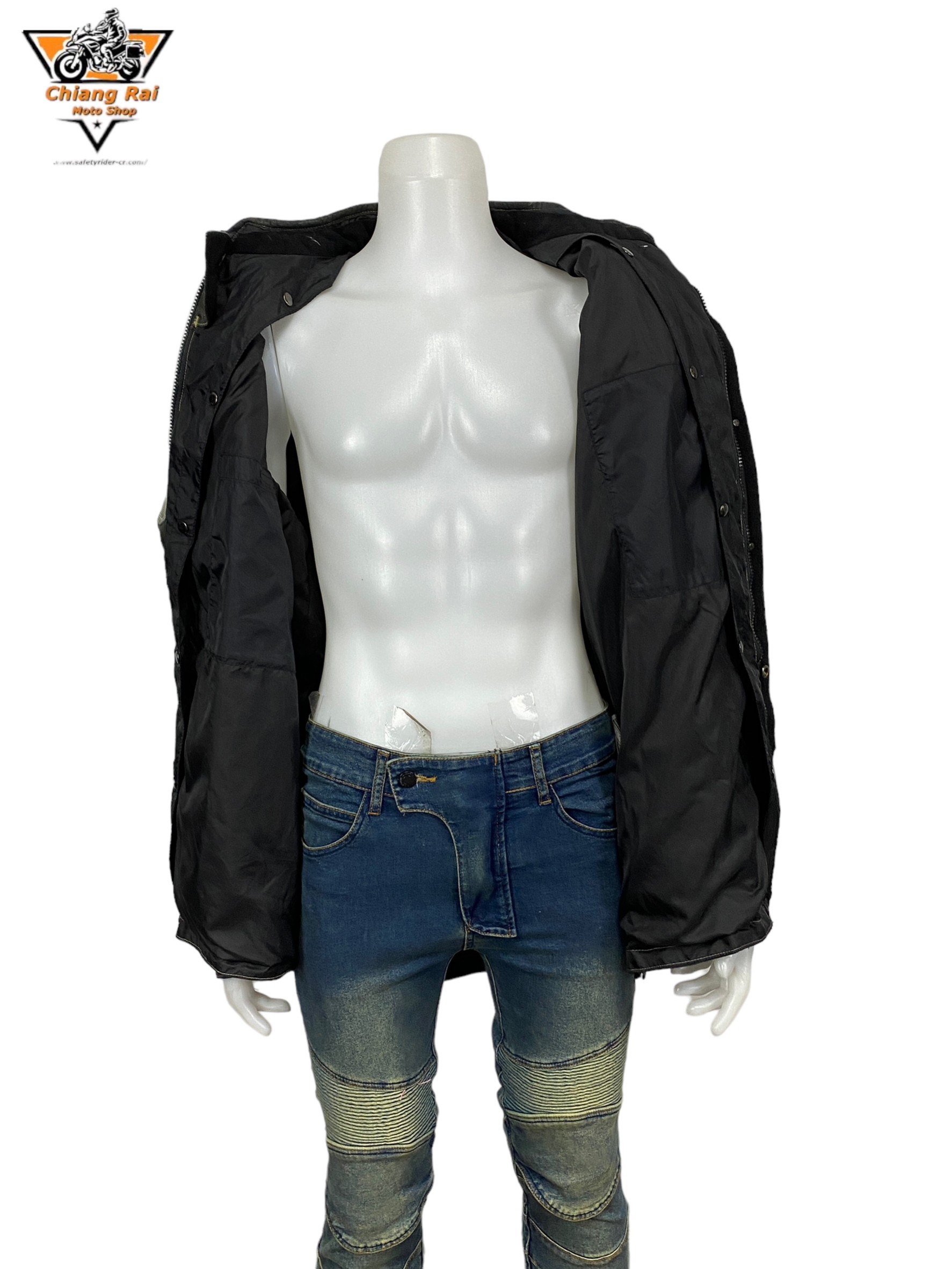 เสื้อขี่มอเตอร์ไซด์( มือสอง) RCTA 476: อก 52" ยาว 32" (XL) **MOTOLINE**