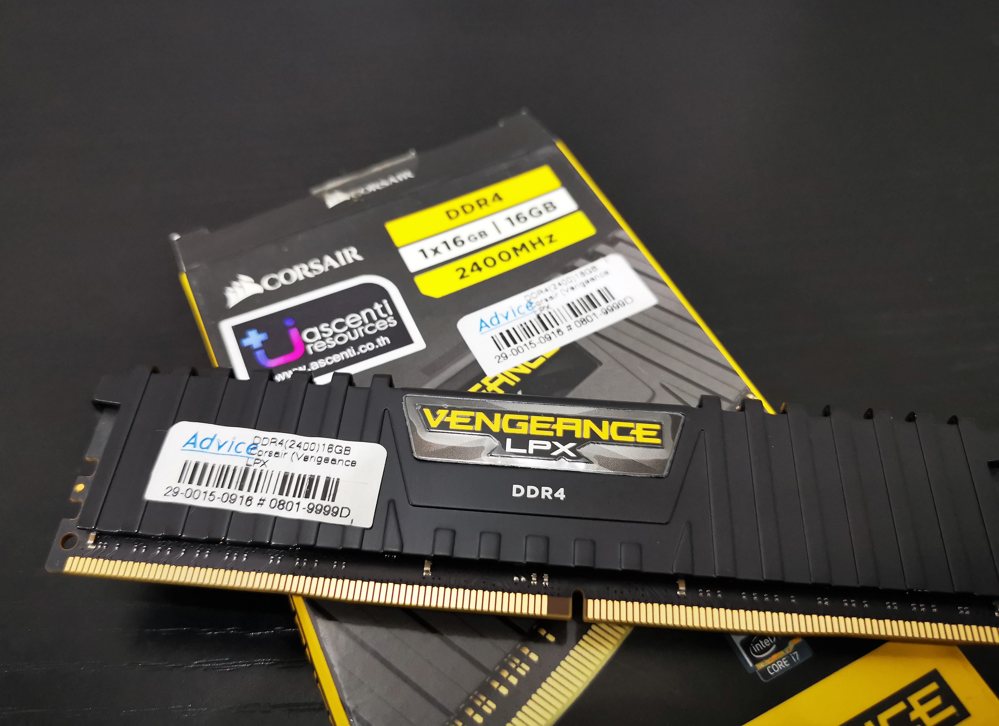RAM Corsiar VENGEANCE LPX DDR4 16GB(16*1)/2400 (Black)
