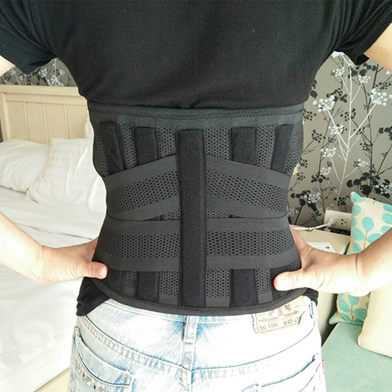 เข็มขัดพยุงหลัง บล็อคหลัง สีดำ Size 3XL