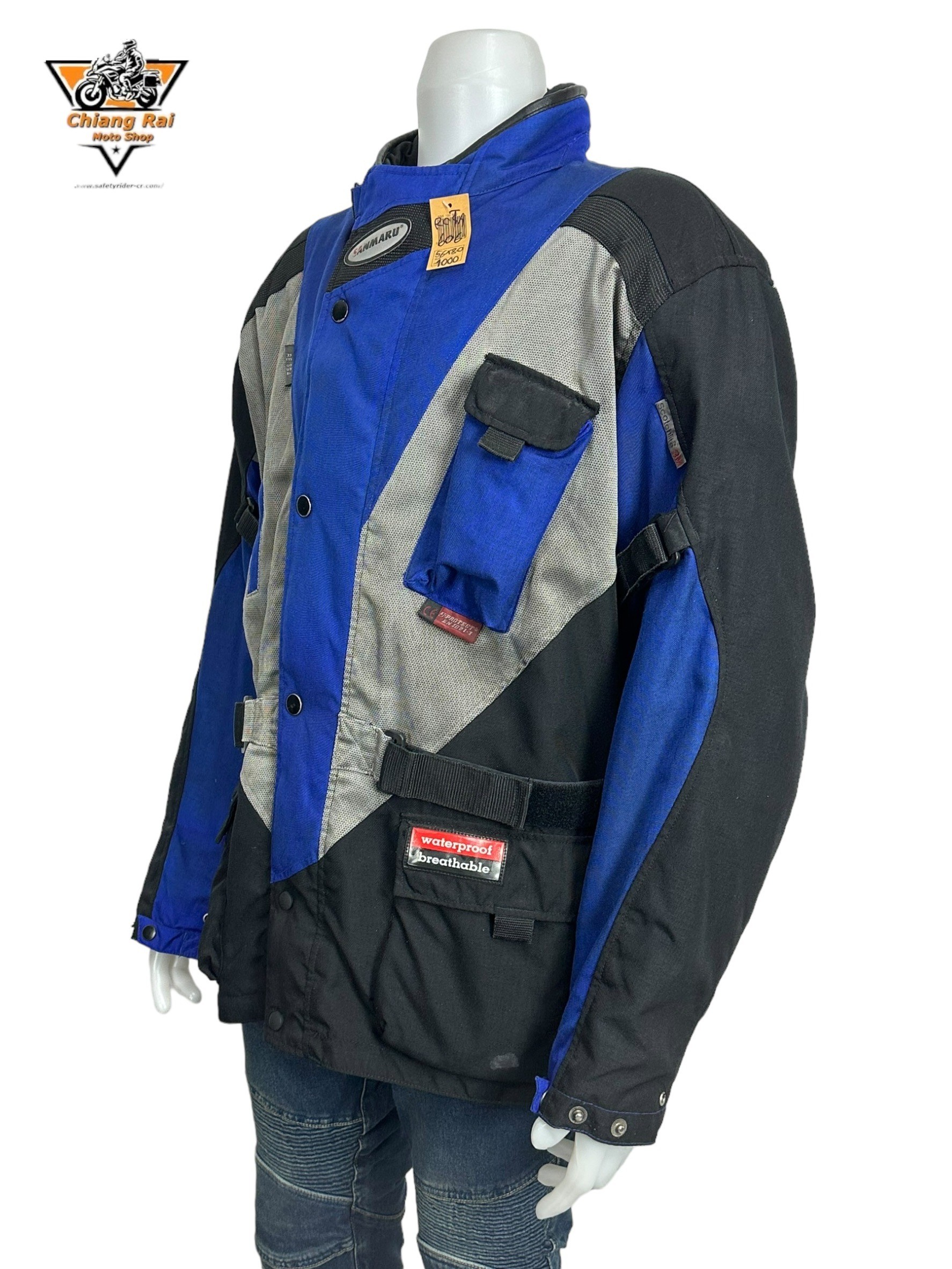 เสื้อขี่มอเตอร์ไซด์( มือสอง) RCTA 606: อก 56" ยาว 30"(2XL) **SANMARU**