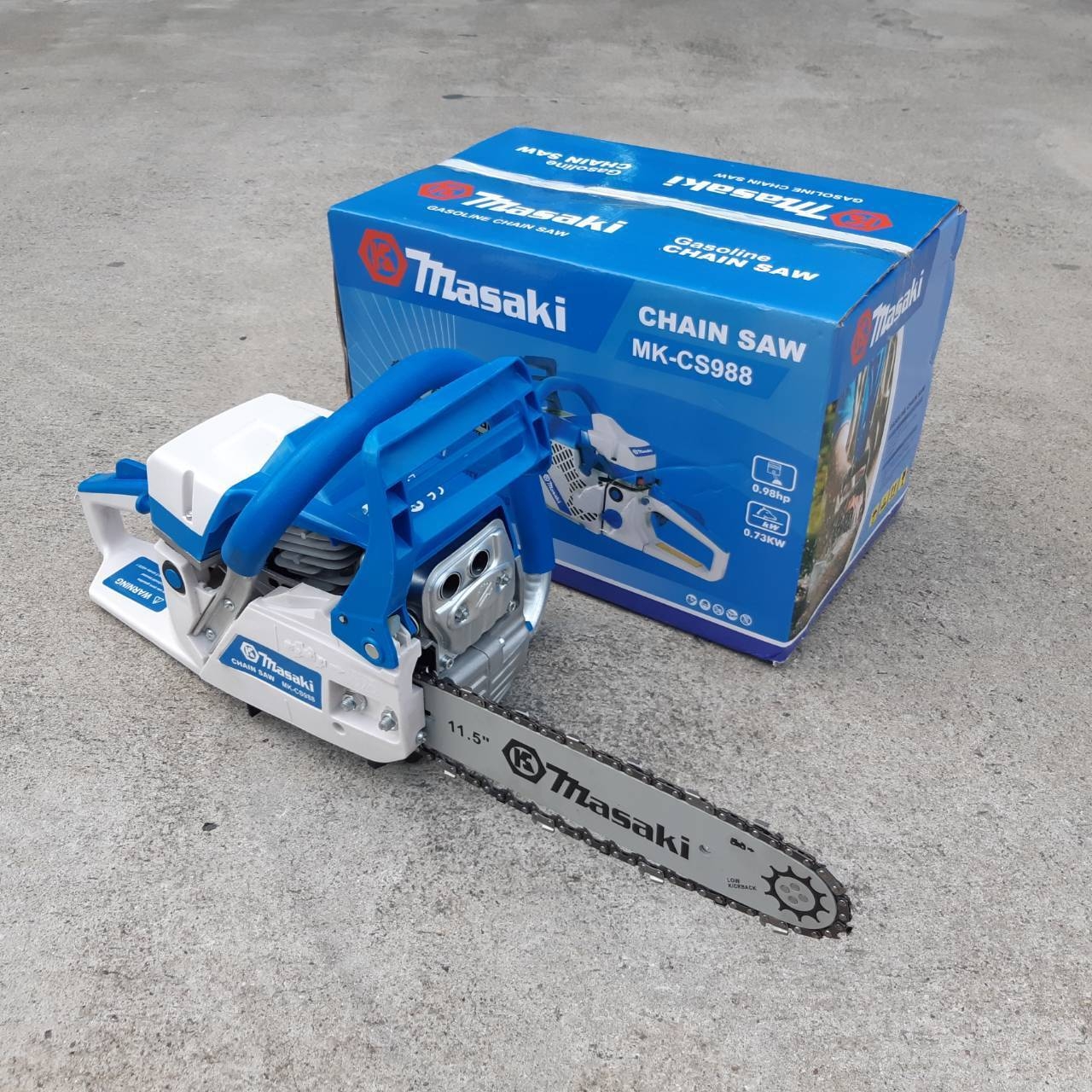 เลื่อยยนต์ MASAKI รุ่น MK-CS988 บาร์ 11.5" ของแท้ 100%