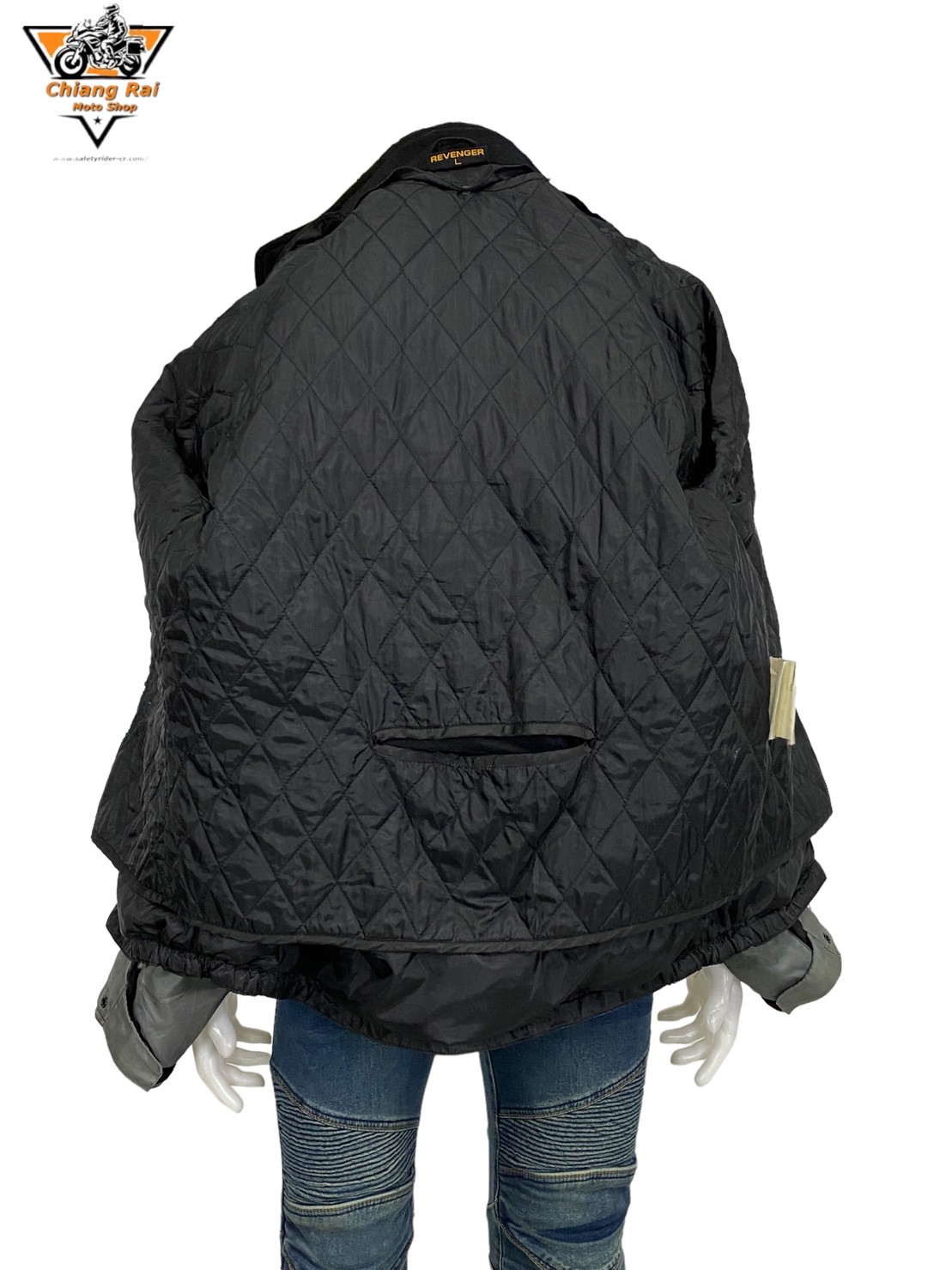 เสื้อขี่มอเตอร์ไซด์( มือสอง) RCTA 334 อก 50 " ยาว 29 "(XL)