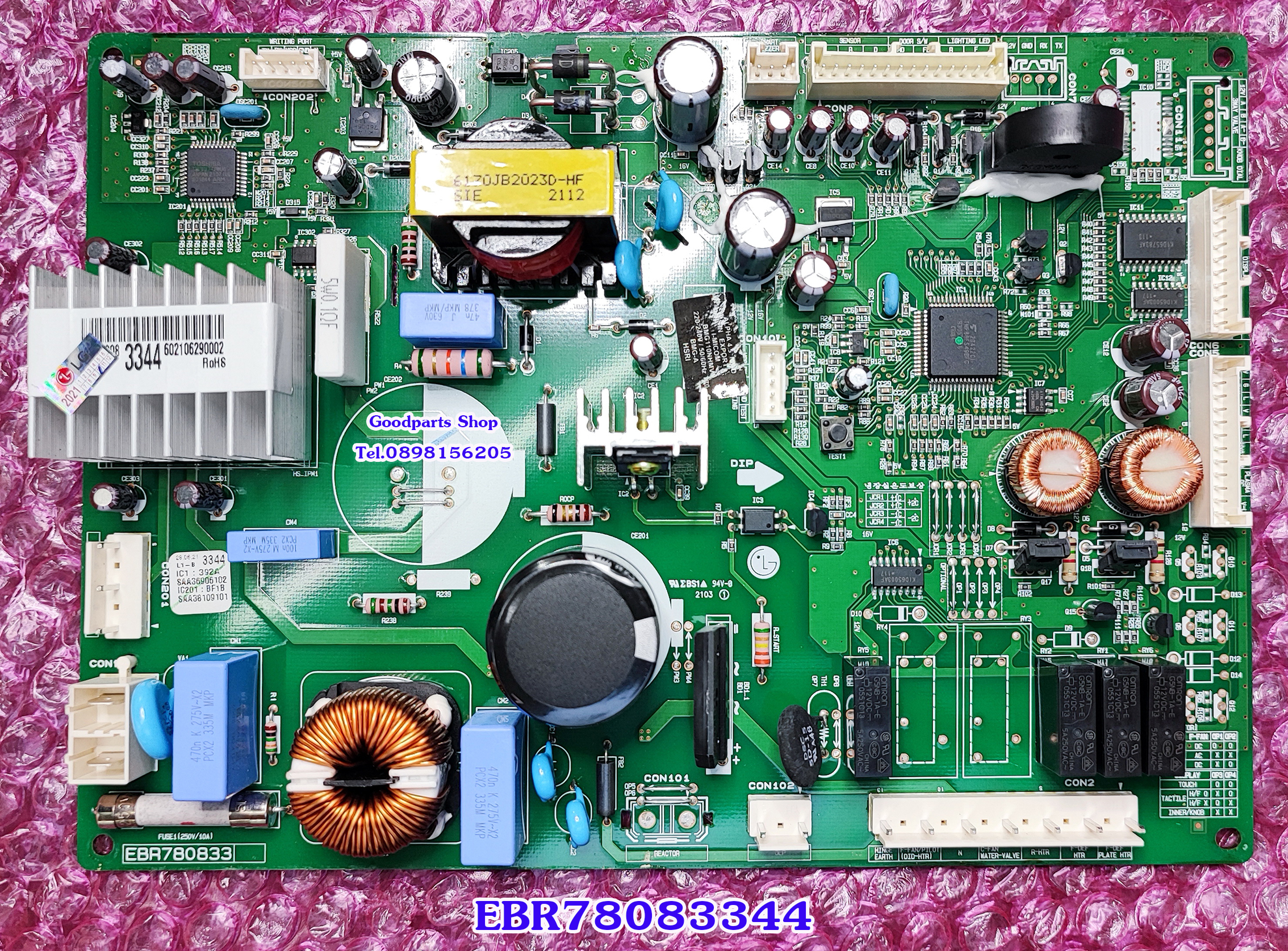 EBR78083344 เมนบอร์ดตู้เย็น LG ใช้กับรุ่น GN-B602HLCL,GN-B702HLCL