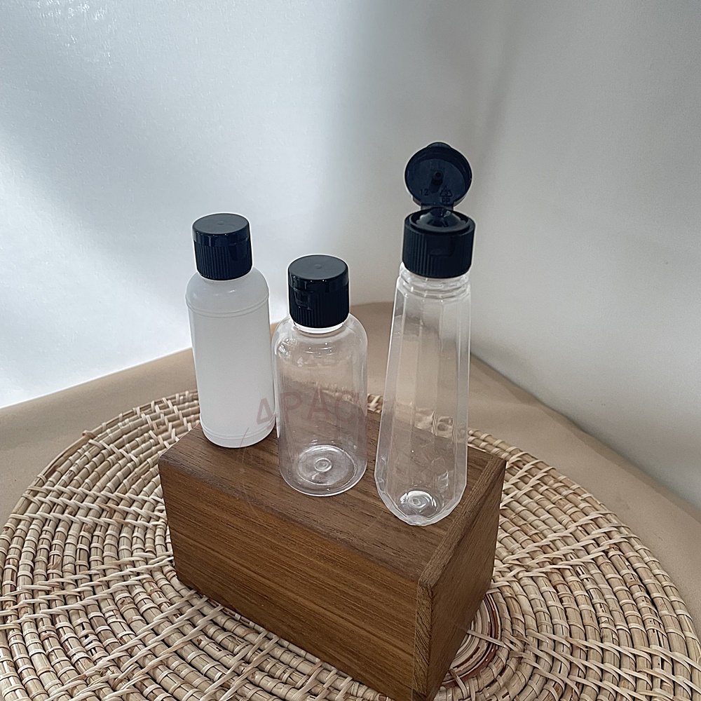 ขวดพลาสติก PET ขนาด50-100ml +ฝาฟลิป 18mm