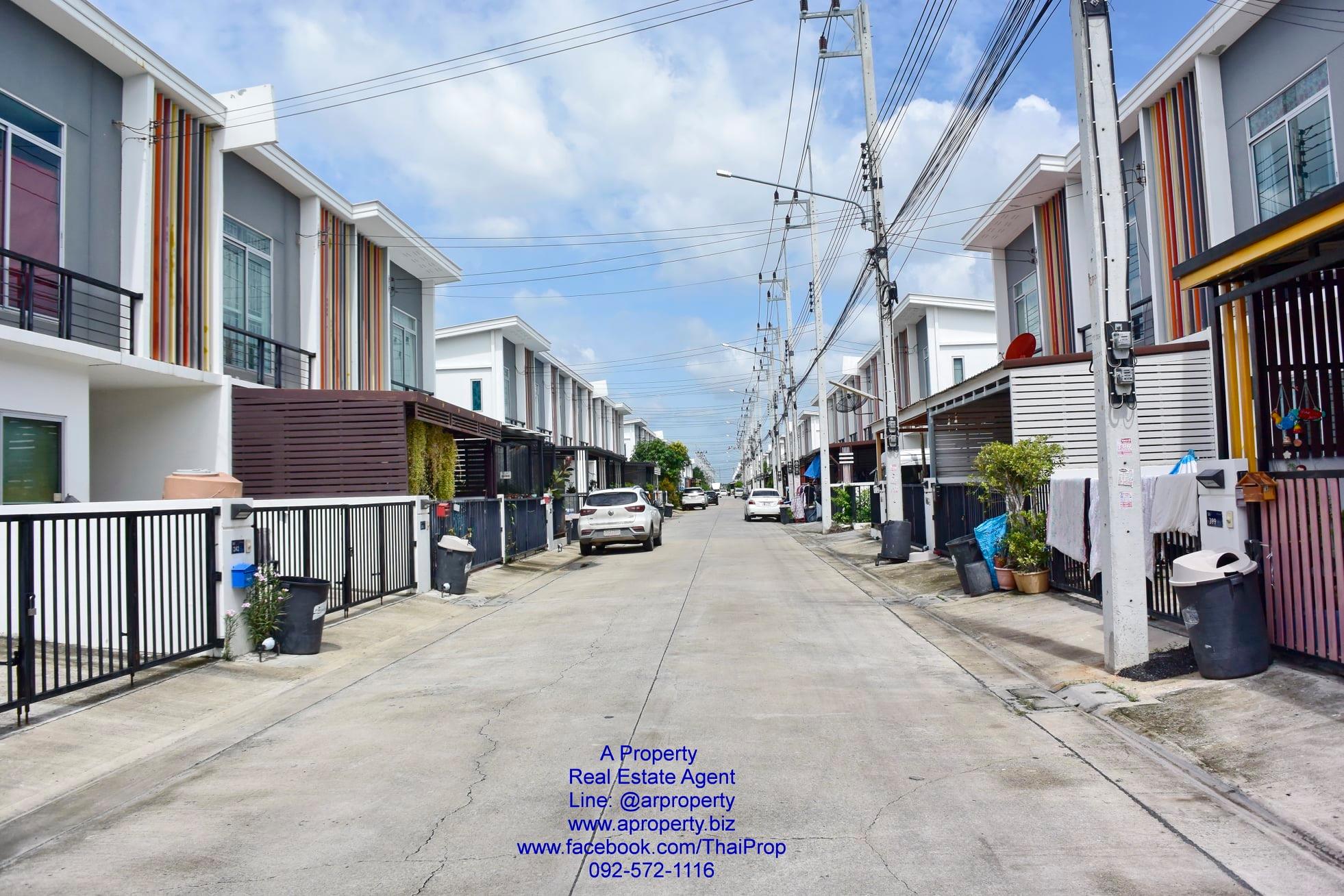 ขายทาวน์ เฮ้าส์ หลังริม ติดสวน รังสิต-คลอง2