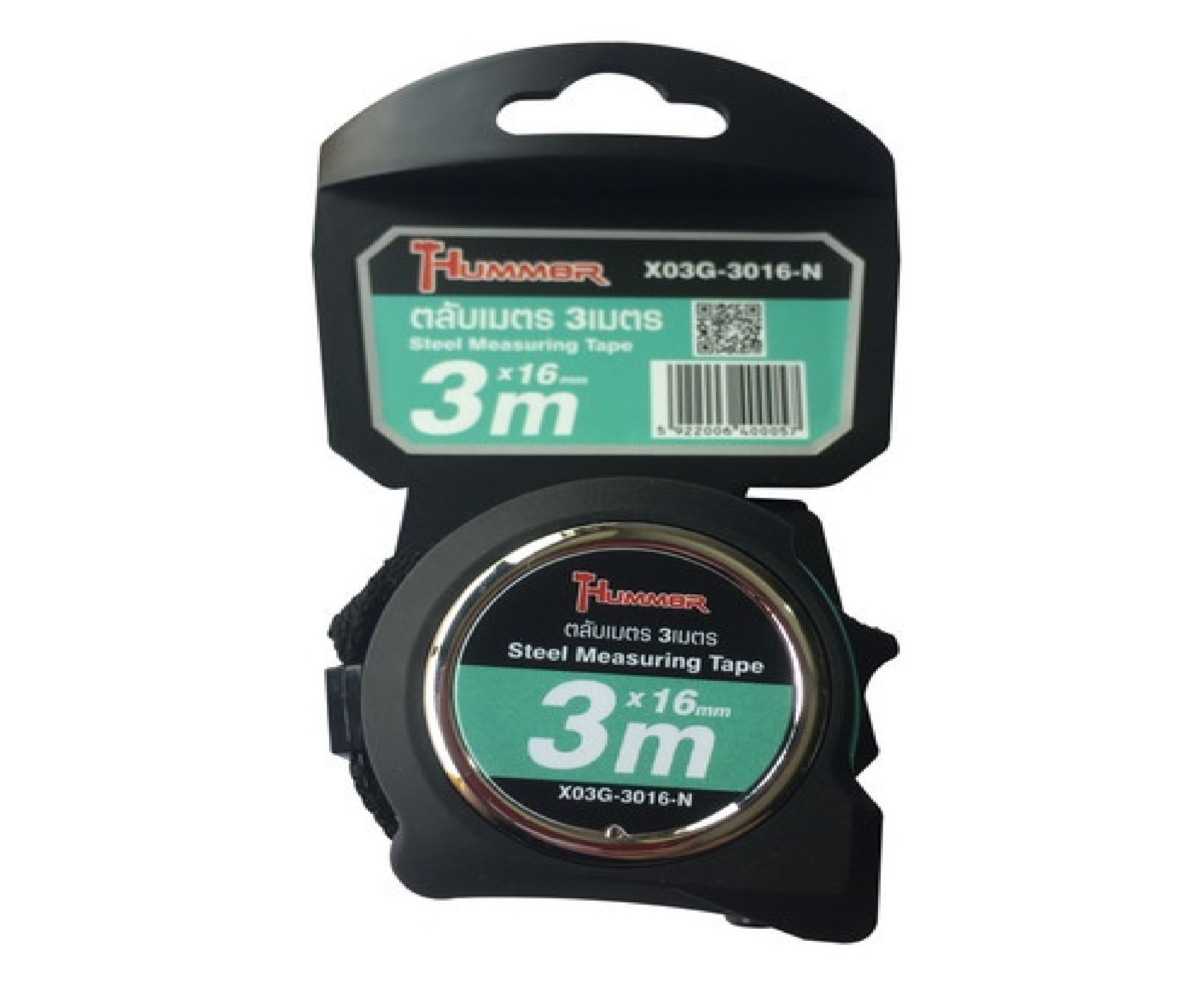 HUMMER ตลับเมตร 3เมตร รุ่น X03G-3016-N