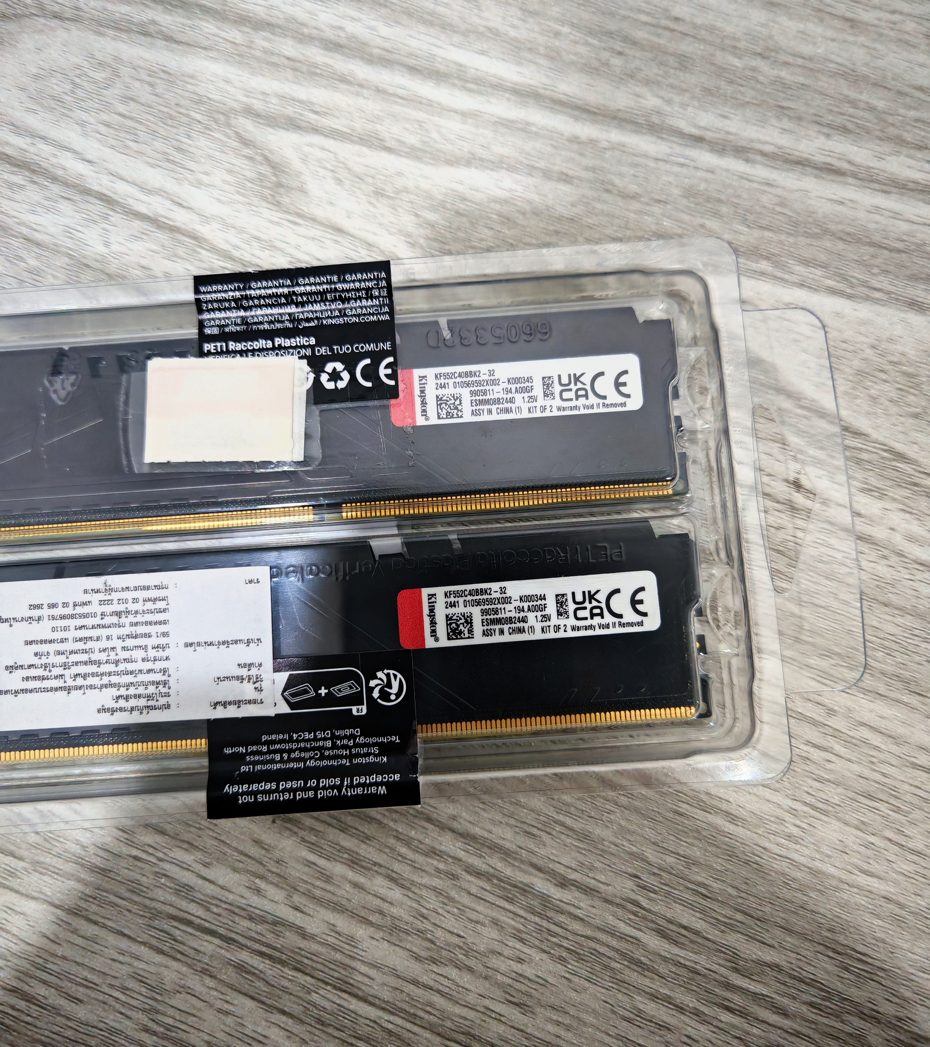 Ram Kingston Fury Beast DDR5 32GB(16*2)/5200