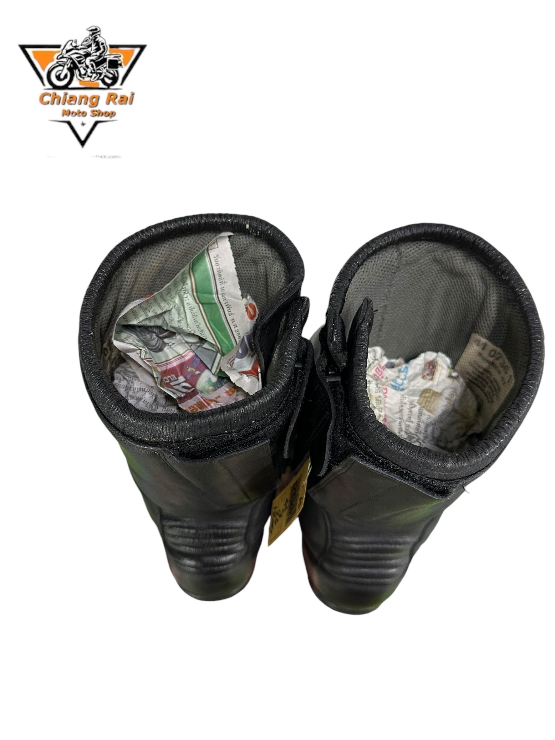 รองเท้าขี่มอเตอร์ไซด์( มือสอง) RCBS-850 Size ขนาดจากป้าย 41:EUR / 7:UK / 26:Cm.(daytona)