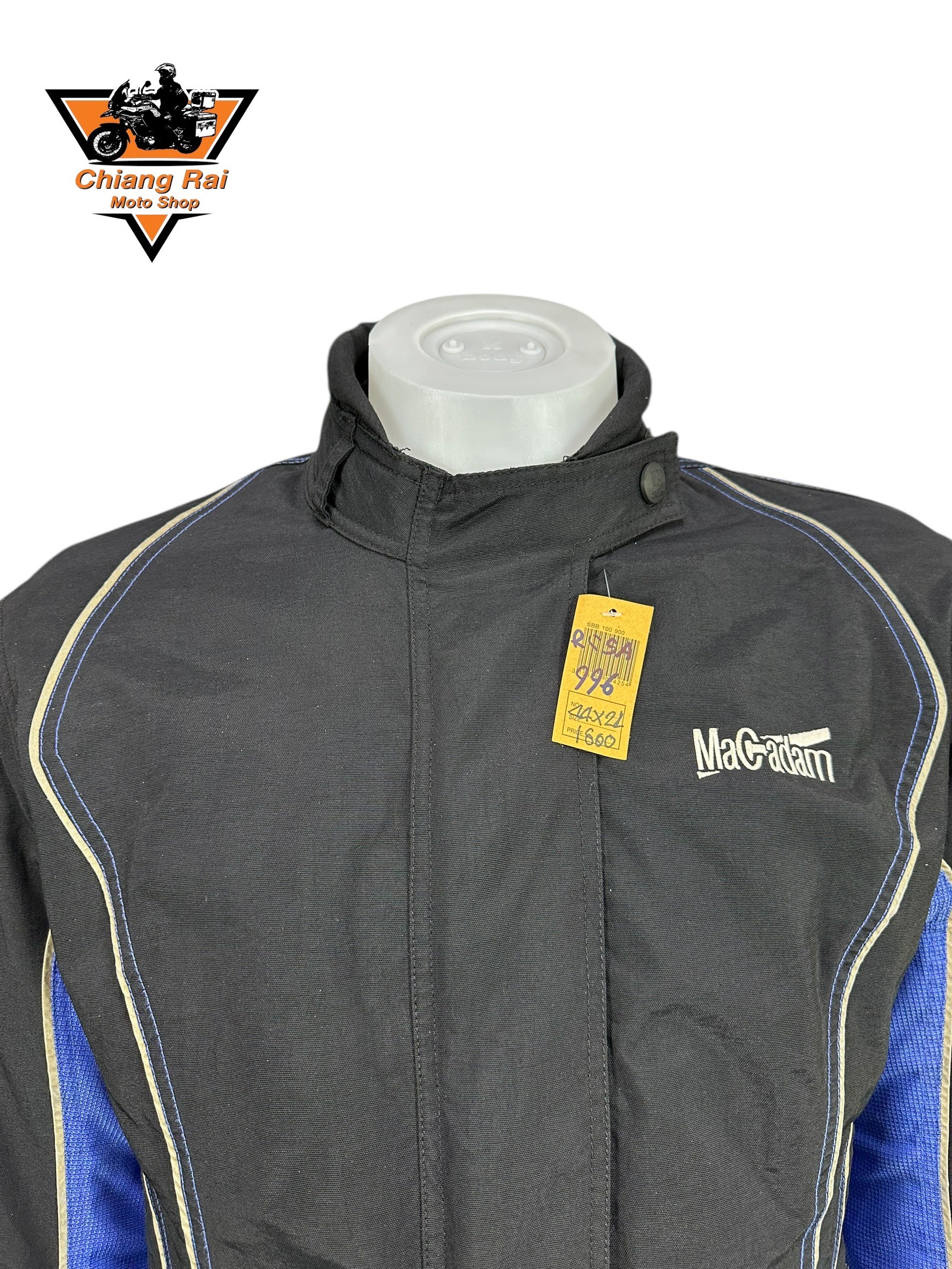 เสื้อขี่มอเตอร์ไซด์( มือสอง) RCSA 996 : อก 44" ยาว 21" (M) **Macadam**