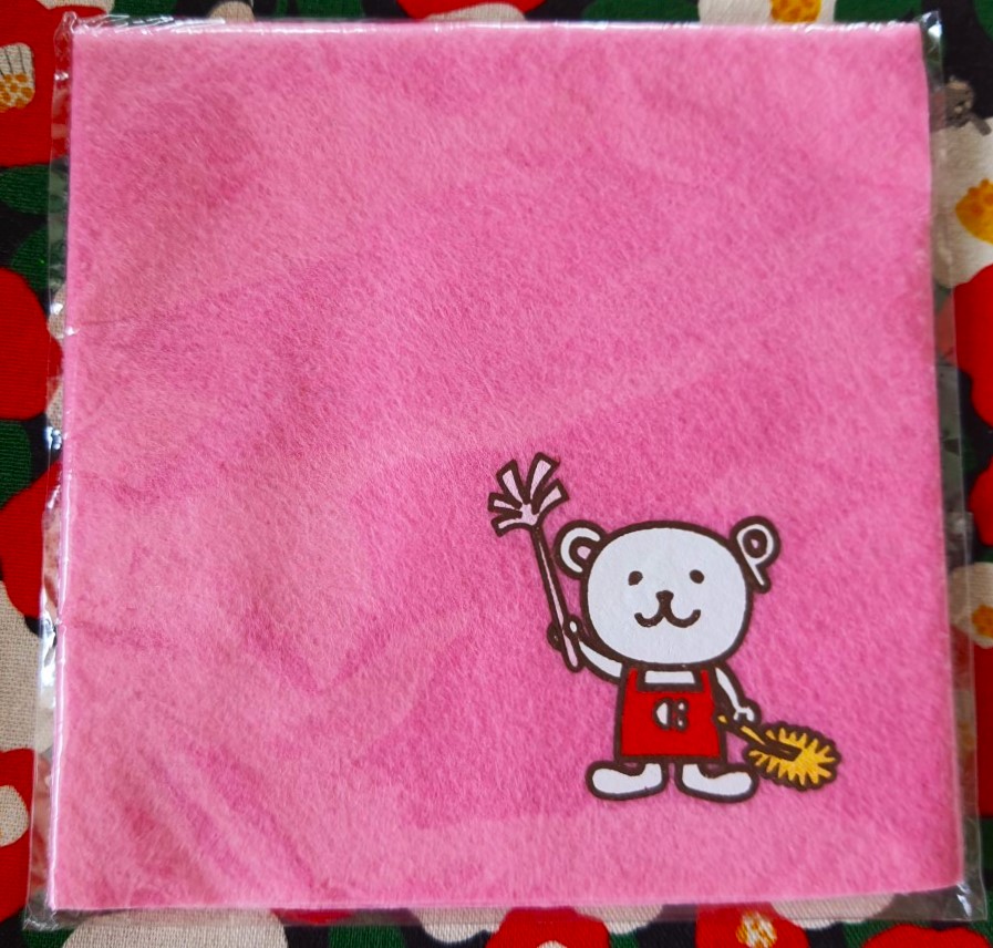 ผ้าเช็ดทำความสะอาดบ้าน น้องหมี จากญี่ปุ่น เช็ดทำความสะอาดในครัว / ในรถยนต์ สิ่งของต่างๆ ซับน้ำได้ดี Size : 30 x 30 cm