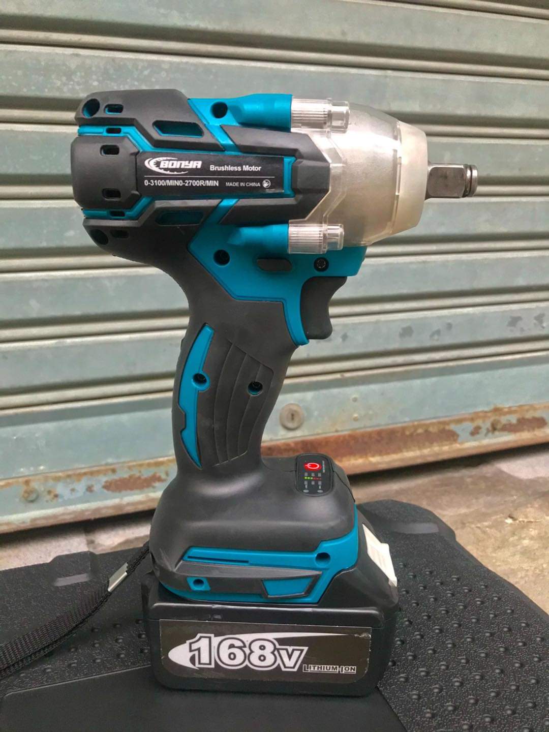 บล็อคแบตเตอรี่ 168V BONYA แถมฟรีชุดบล็อกยูโร 12 ชิ้น