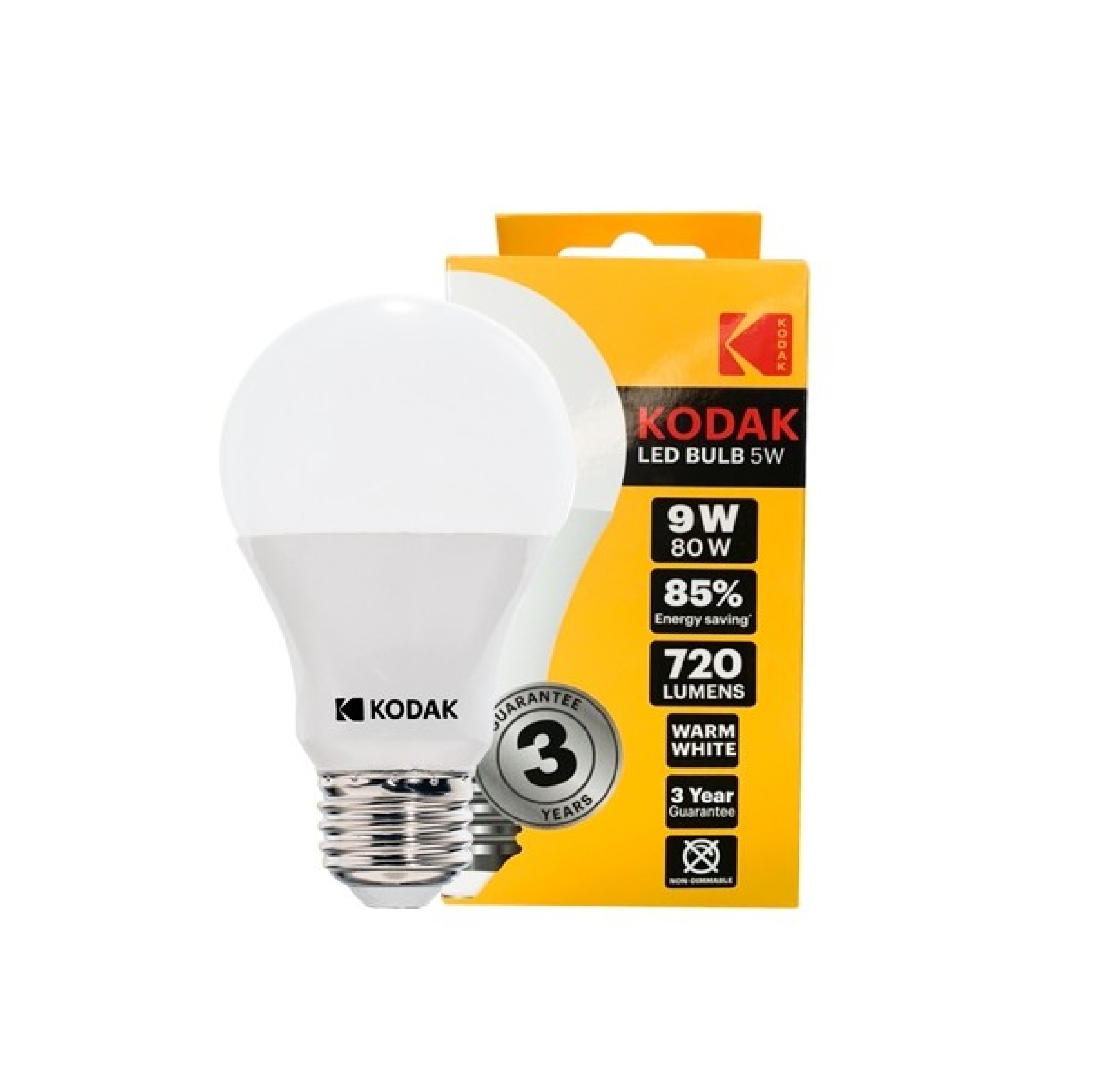 LED A60 E27 720lm Warm 2700K 9W Kodak