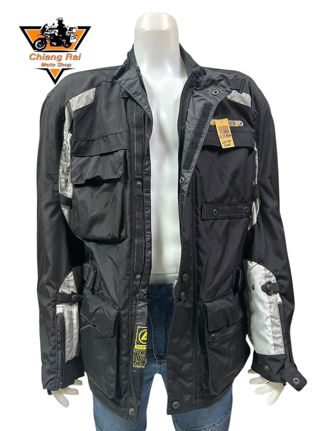 เสื้อขี่มอเตอร์ไซด์( มือสอง) RCTA 762 อก 48" ยาว 30 (L) **Acerbid**