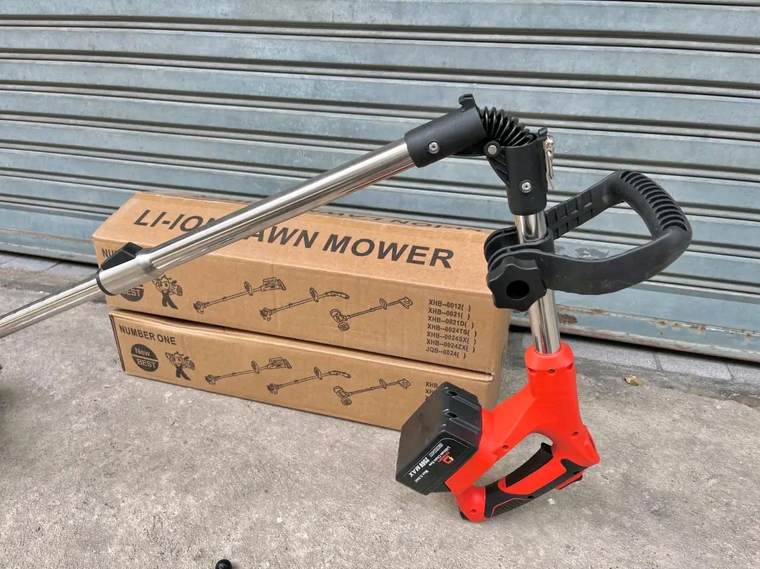 เครื่องตัดหญ้าไร้สายพับได้ รุ่น 256V ยี่ห้อ Onsen พร้อมล้อ