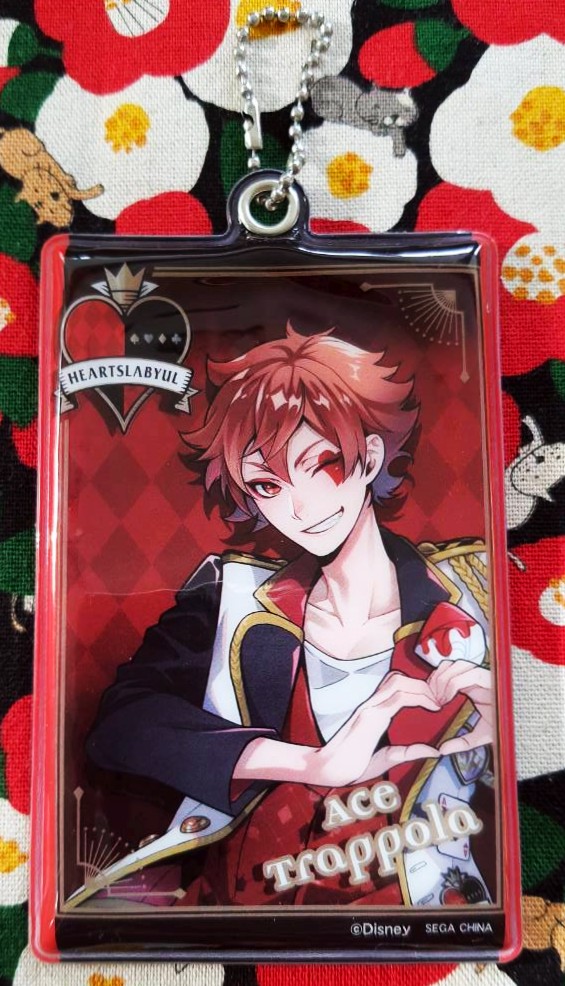 Disney twisted wonderland ACE Trappola HEARTSLABYUL ดิสนีย์ ทวิสเต็ดวันเดอร์แลนด์ จากญี่ปุ่น พวงกุญแจ Tag ป้ายชื่อ ใส่ การ์ด ใส่บัตร แขวนกระเป๋า สามารถคล้องสายคล้องคอได้ Size : 7.5 x 12 cm