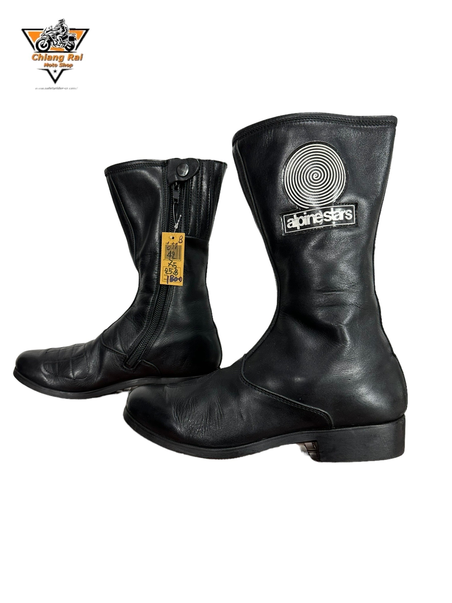 รองเท้าขี่มอเตอร์ไซด์( มือสอง) RCBS-611 Size ขนาดจากป้าย 42:EUR / 7.5:UK / 25.8:Cm.(alpinestars)