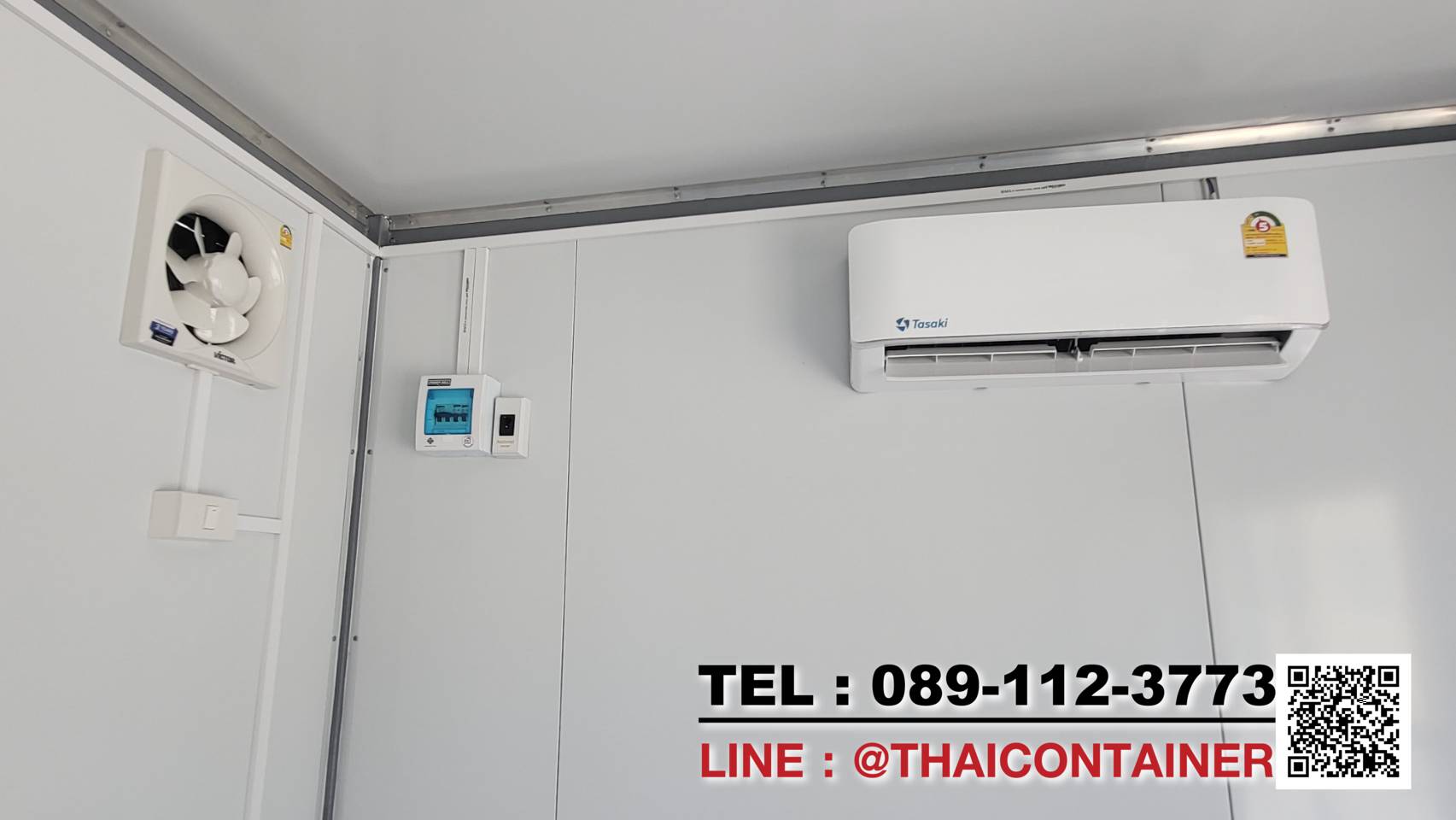 ตู้ออฟฟิต ผนัง สำเร็จรูป 3x6ม.