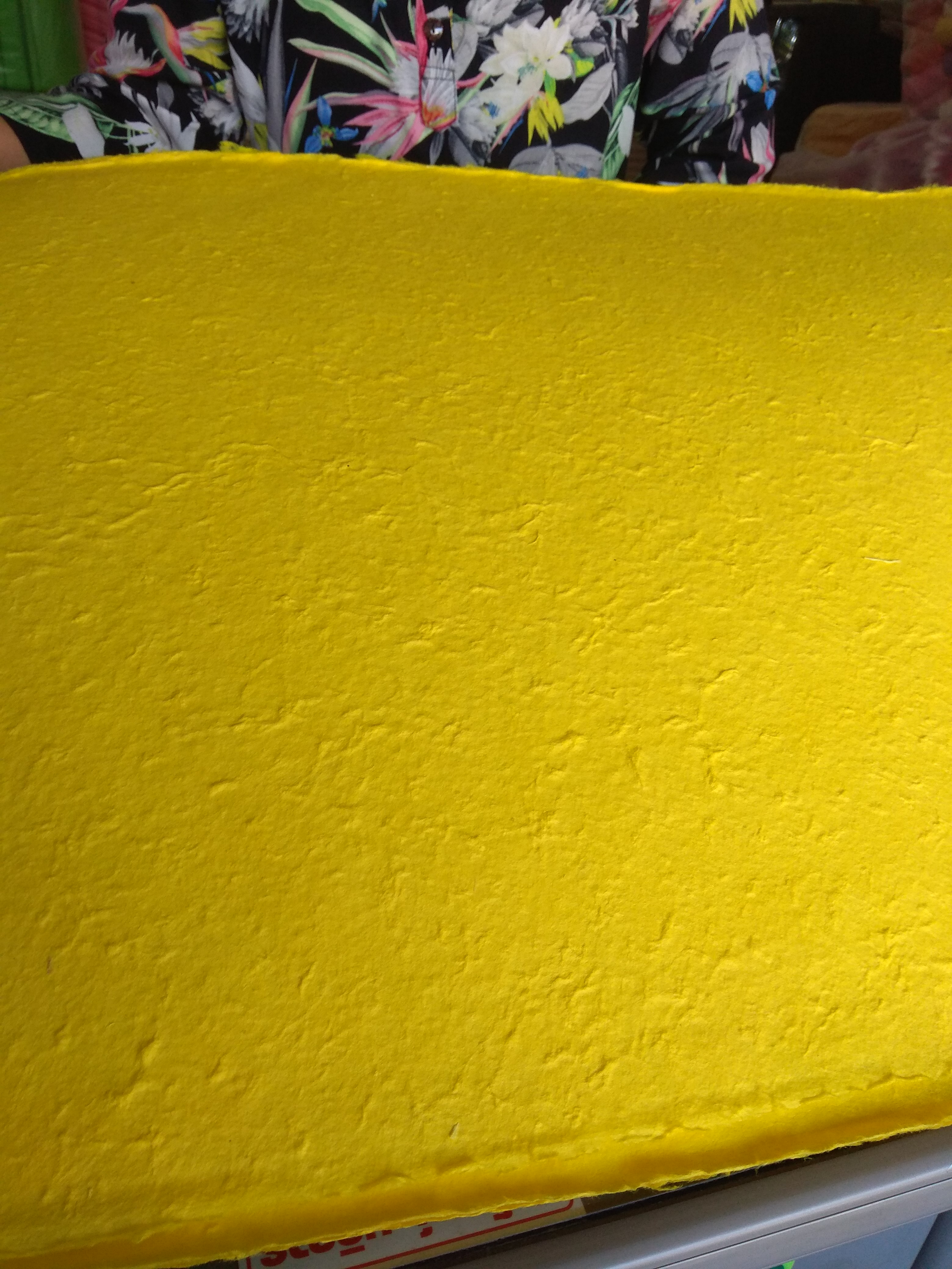 กระดาษสา หนา แบบขรุขระ มีทุกสี 50 แผ่น คละสีได้ เลือกสีทักไลน์ ไม่ขายปลีก