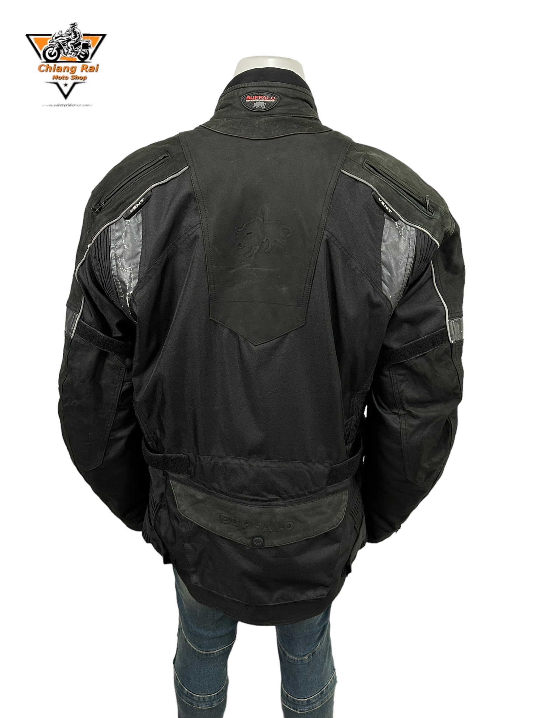 เสื้อขี่มอเตอร์ไซด์( มือสอง) RCTA 511: อก 52" ยาว 30" (XL) **BUFFALO**
