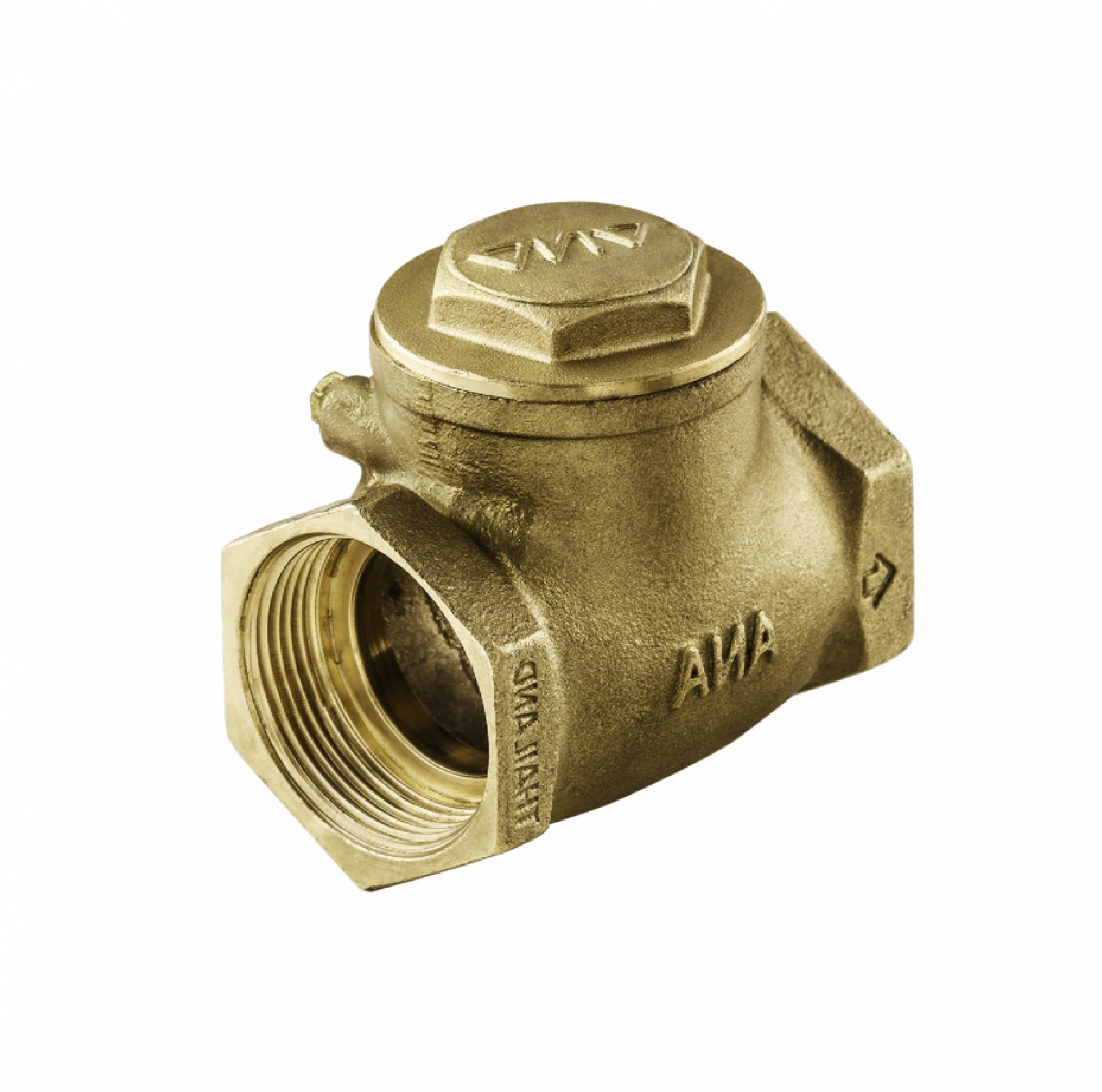 ANA เช็ควาล์วสวิงทองเหลือง 4" ยาง NBR รุ่น E111