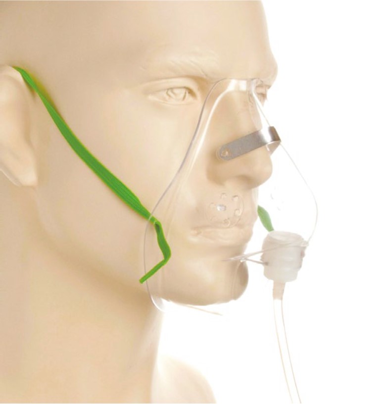 หน้ากากออกซิเจนสำหรับผู้ใหญ่ GALEMED Adult Oxygen Mask