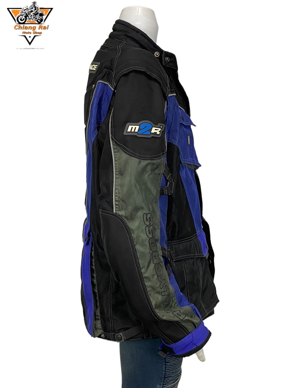 เสื้อขี่มอเตอร์ไซด์( มือสอง) RCTA 343 อก 50 " ยาว 29"(XL) ยี่ห้อ**M2R**